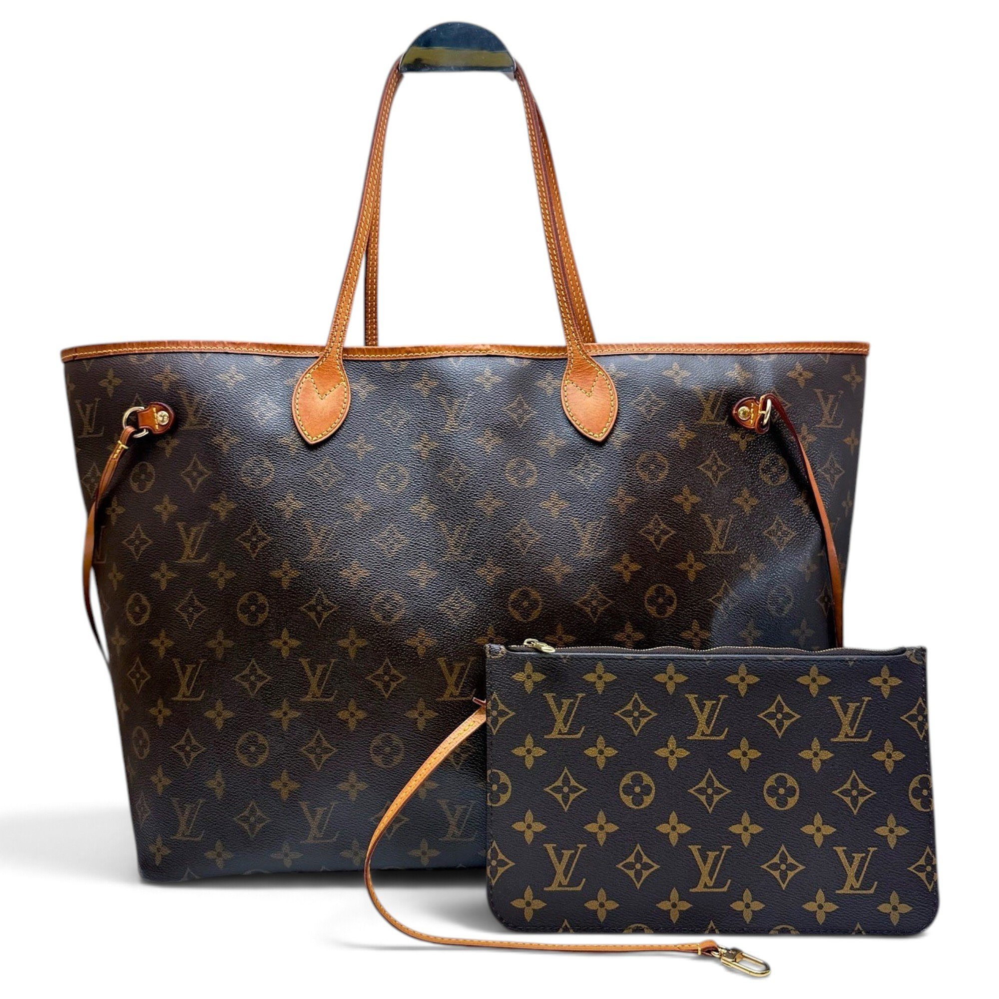 Neverfull leather tote