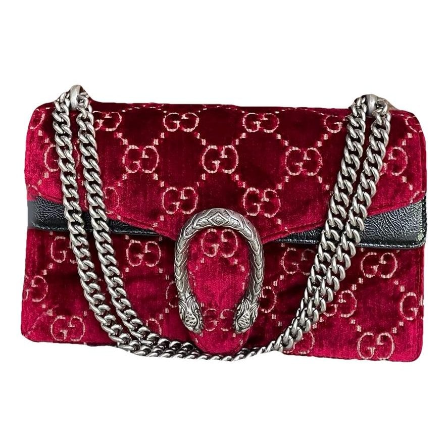 Dionysus Super Mini velvet crossbody bag