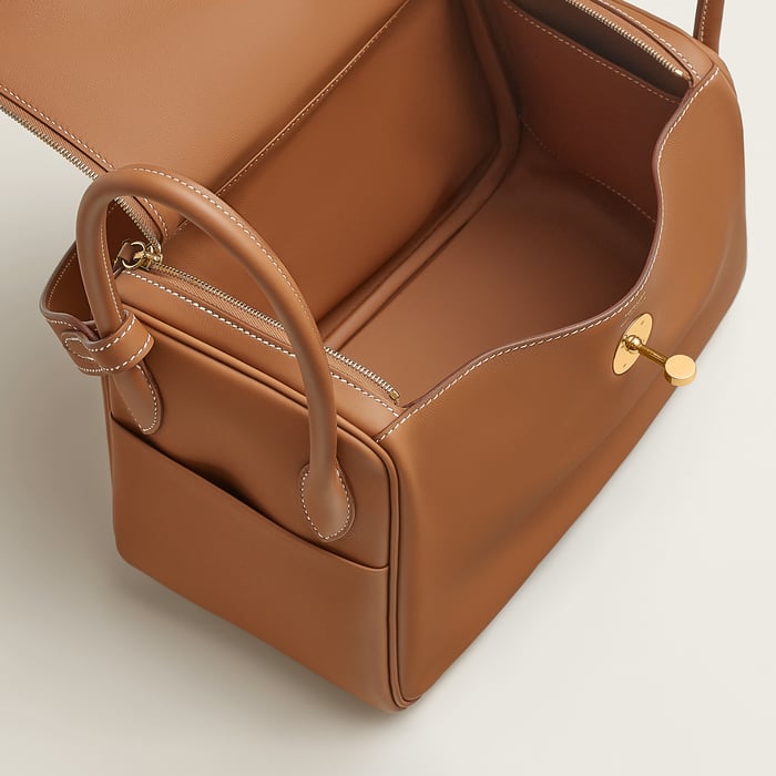 Gold Lindy 26 Bag