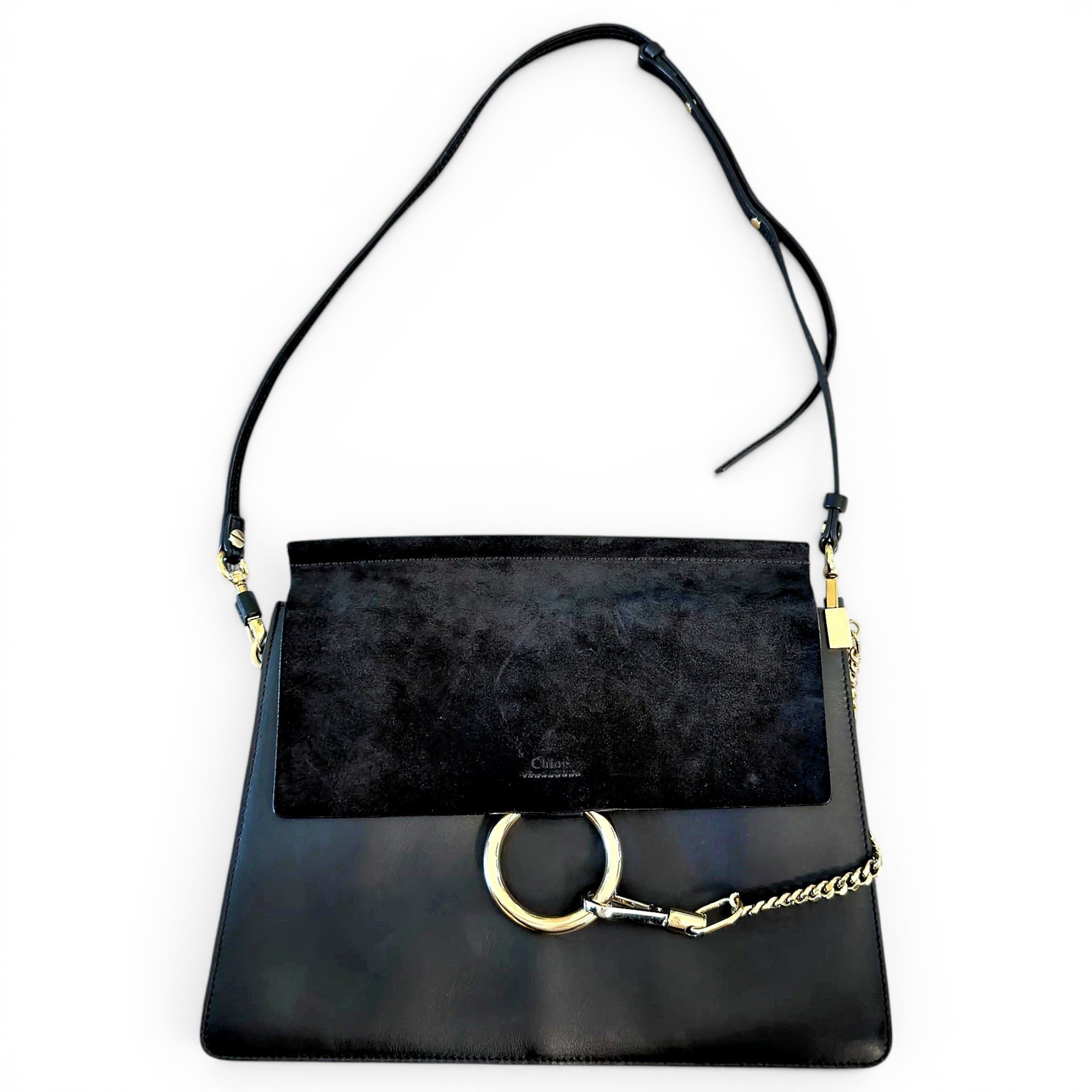 Faye leather handbag