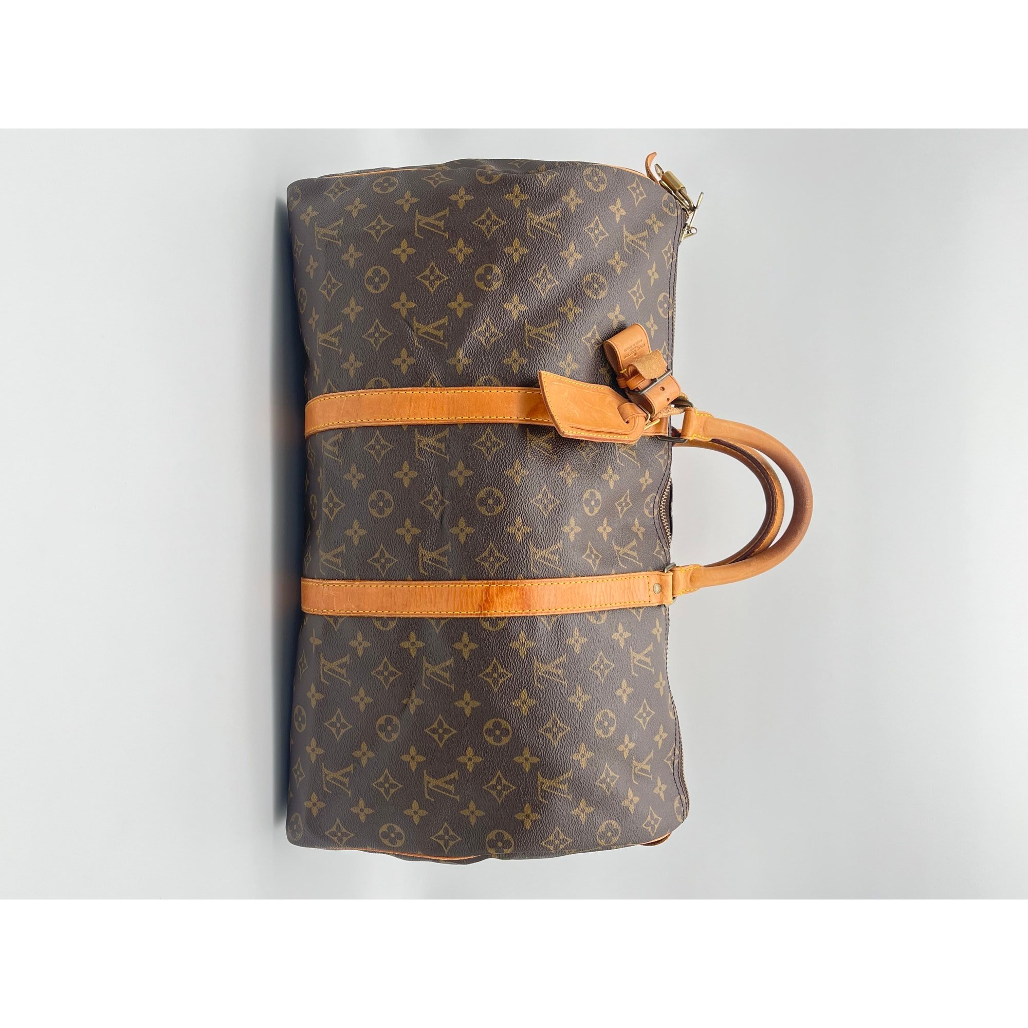 Louis Vuitton Keepall cloth travel bag