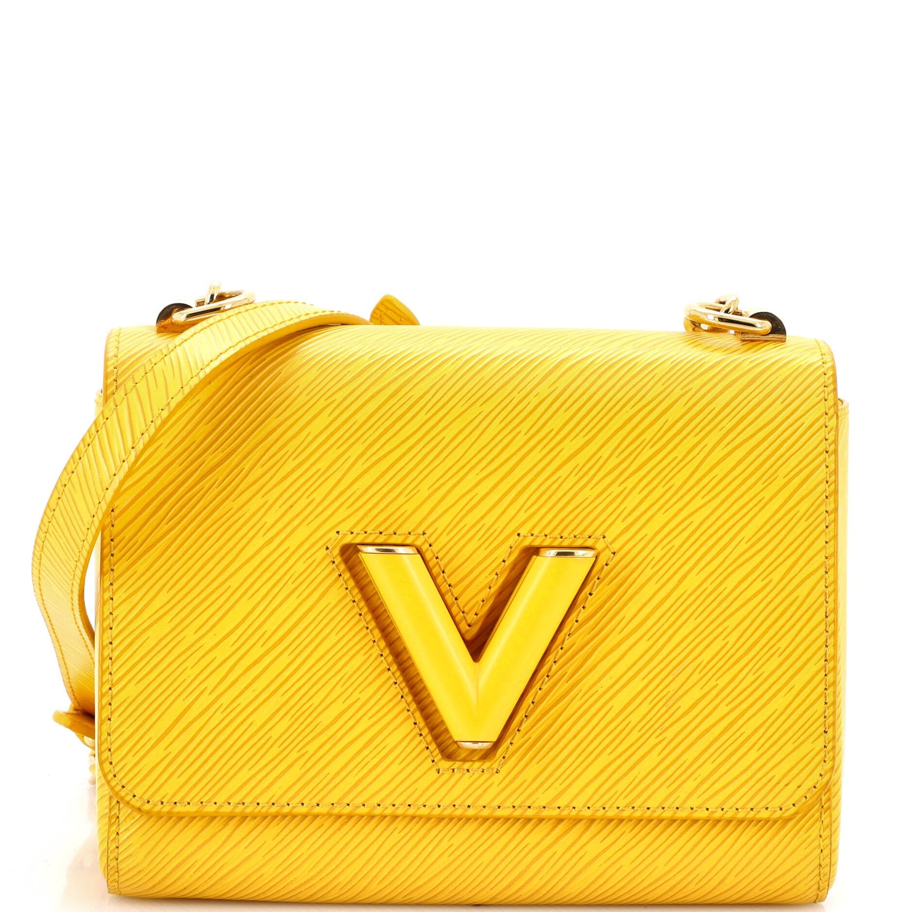 Louis Vuitton Braided Chain Twist Bag Epi Leather MM