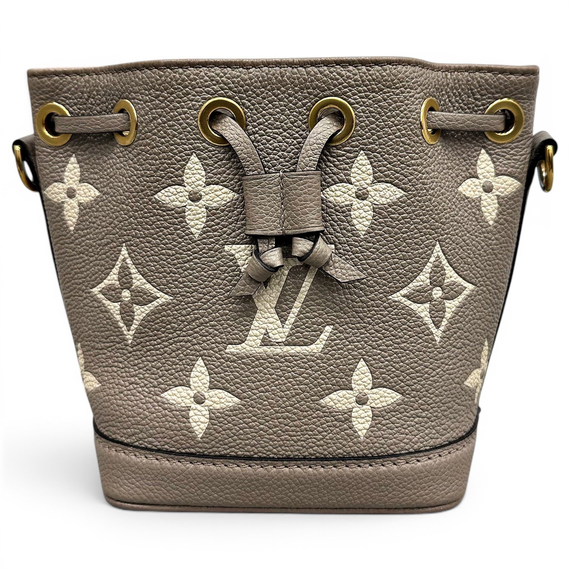 Nano Noé leather handbag