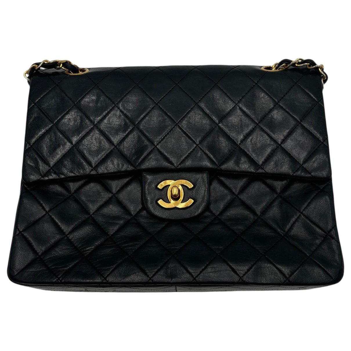 Trendy CC Flap leather handbag