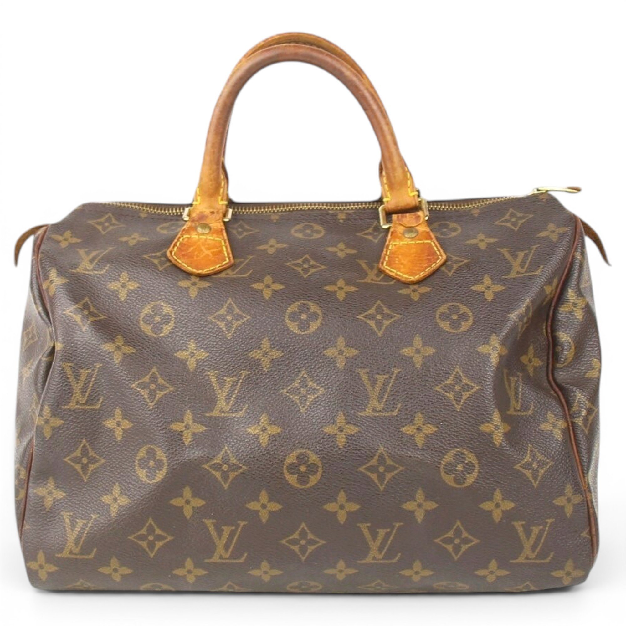Speedy leather handbag