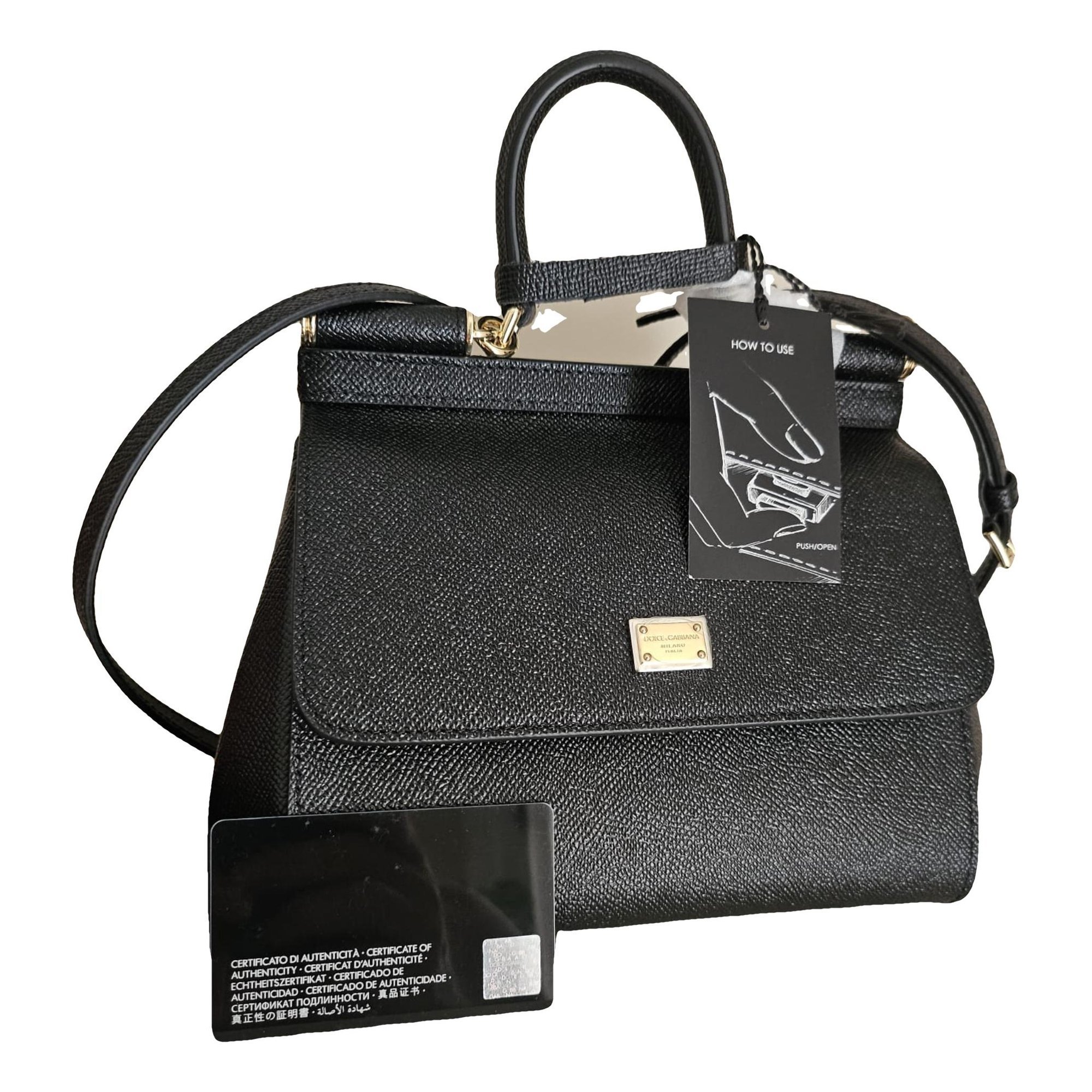 Sicily leather tote
