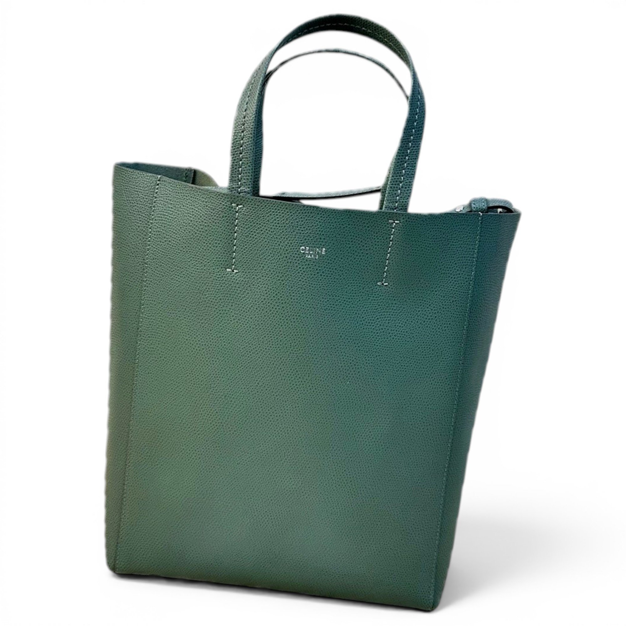 Cabas leather handbag
