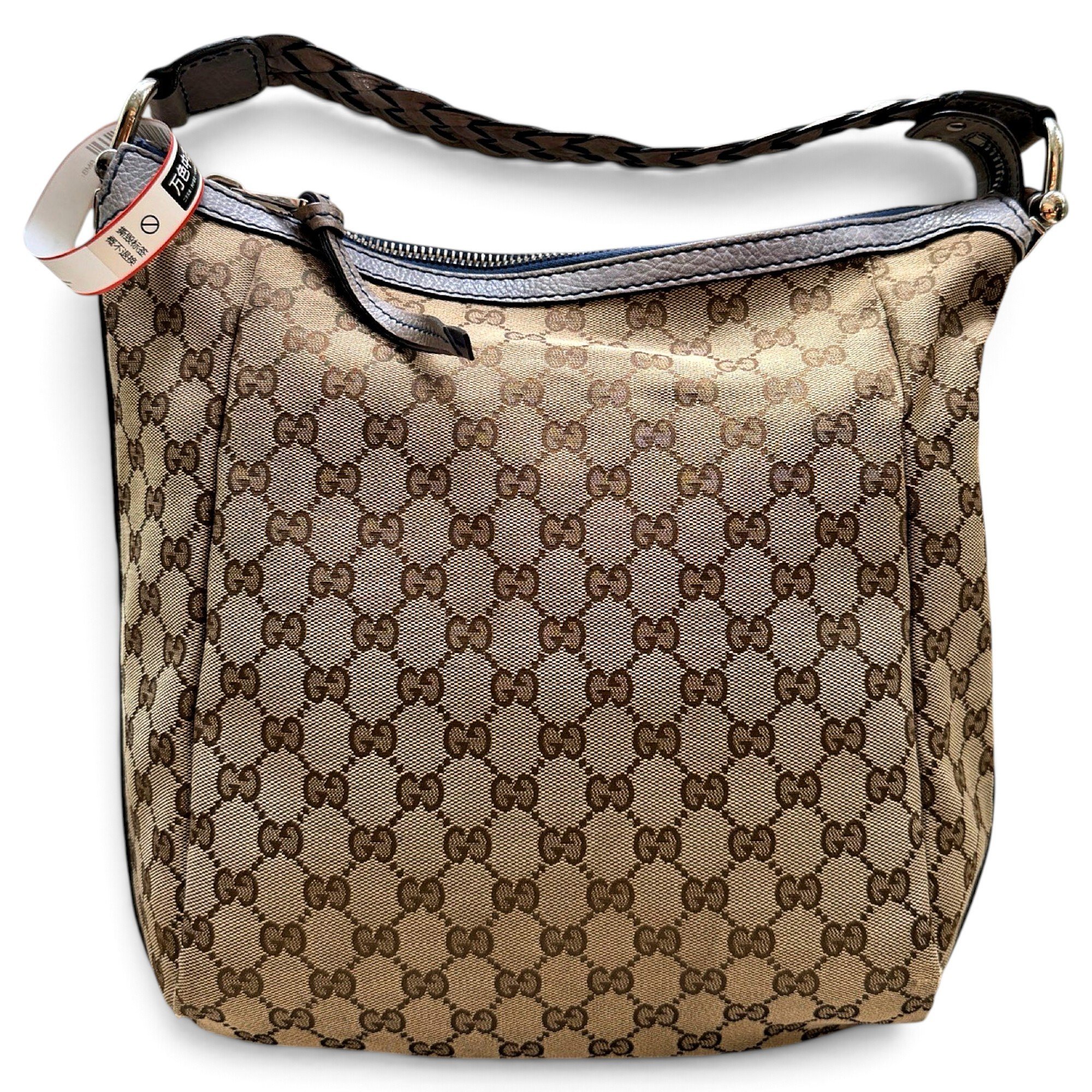 Hobo leather handbag