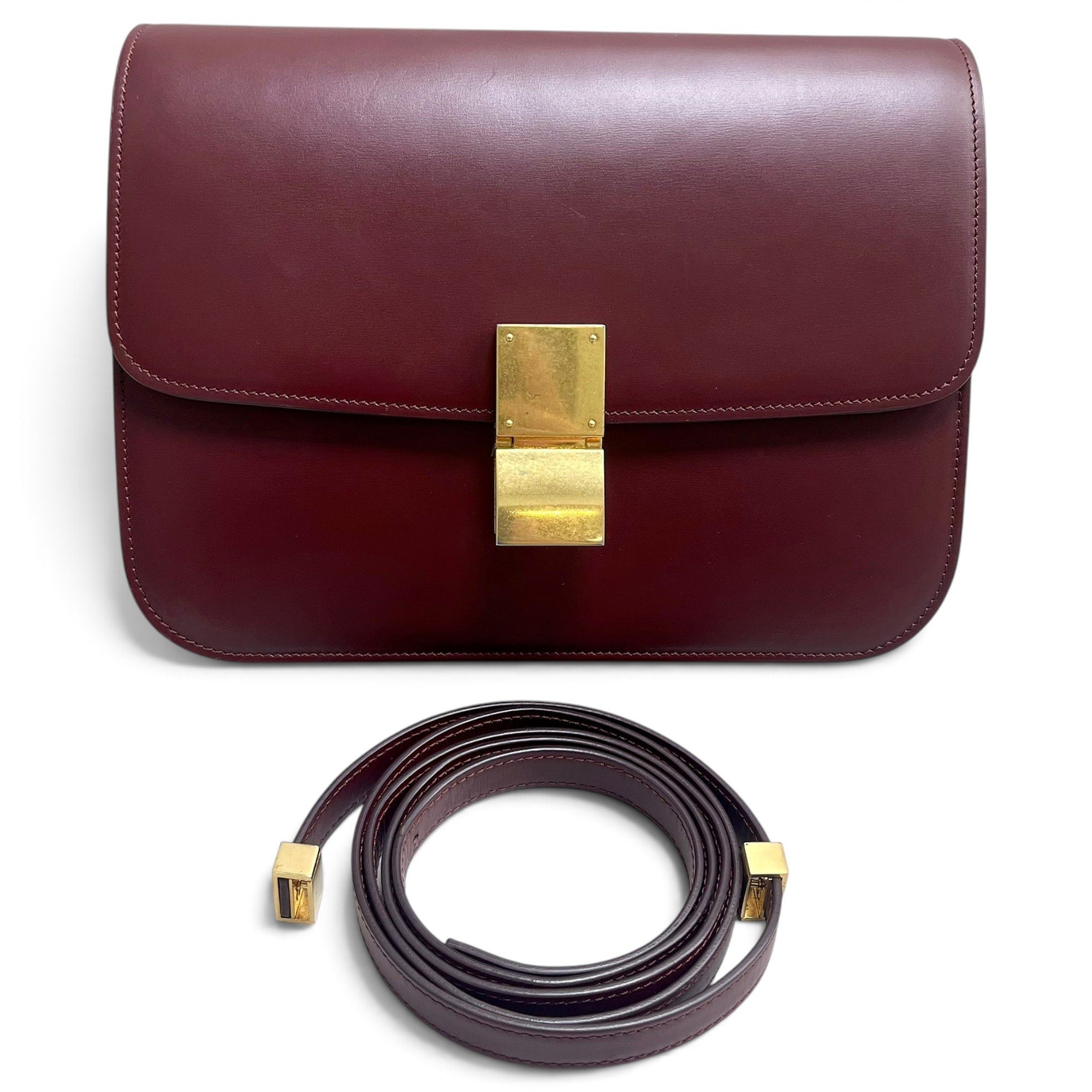 Classic leather handbag