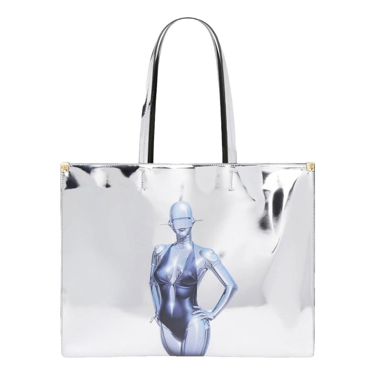 Patent leather handbag