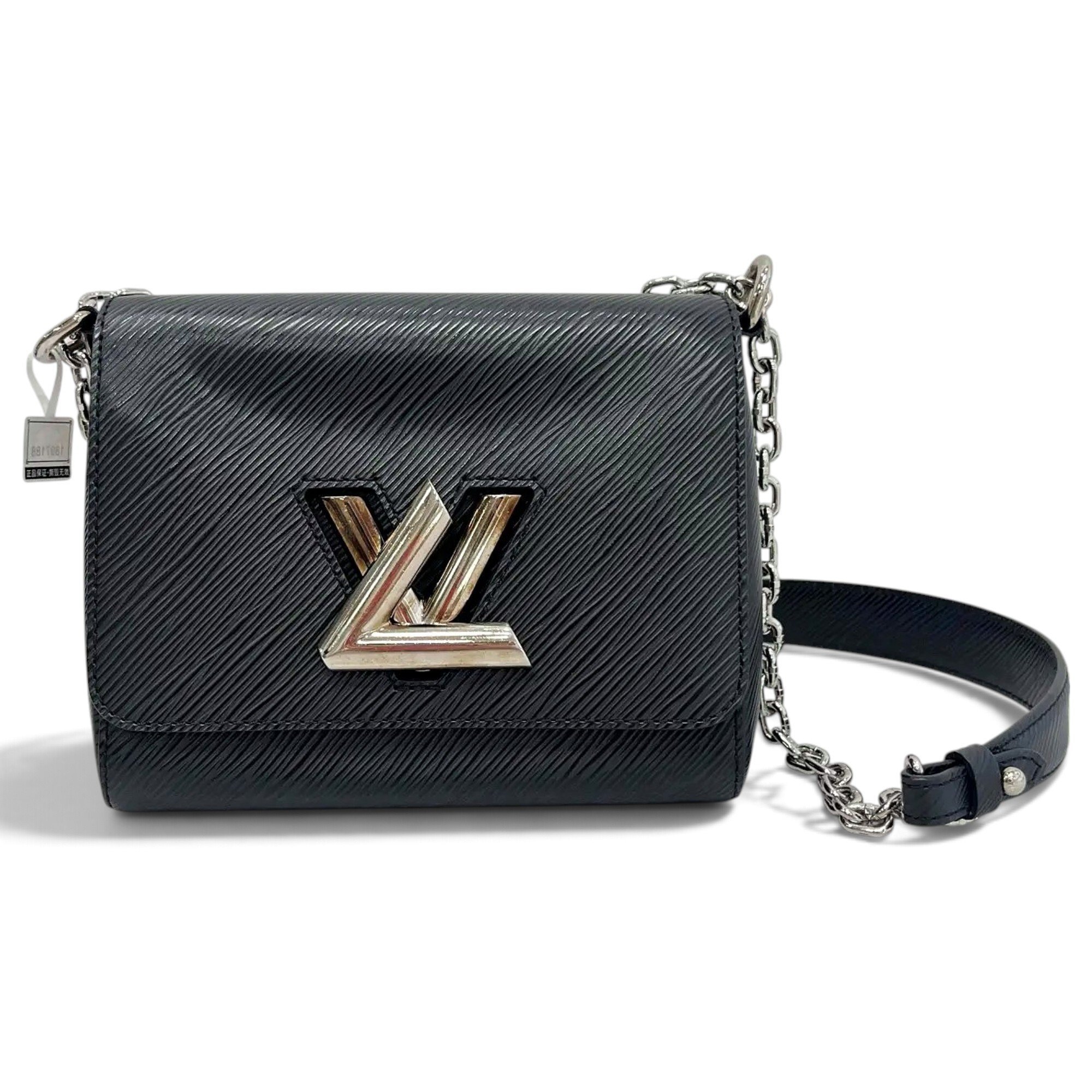 Twist leather handbag