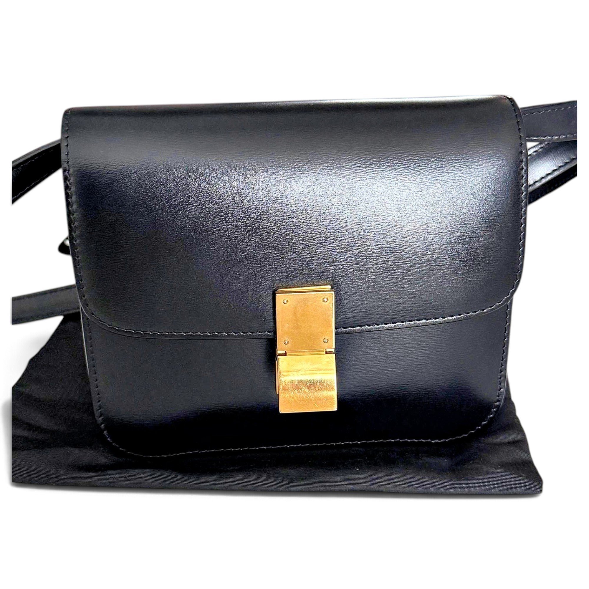 Classic leather crossbody bag