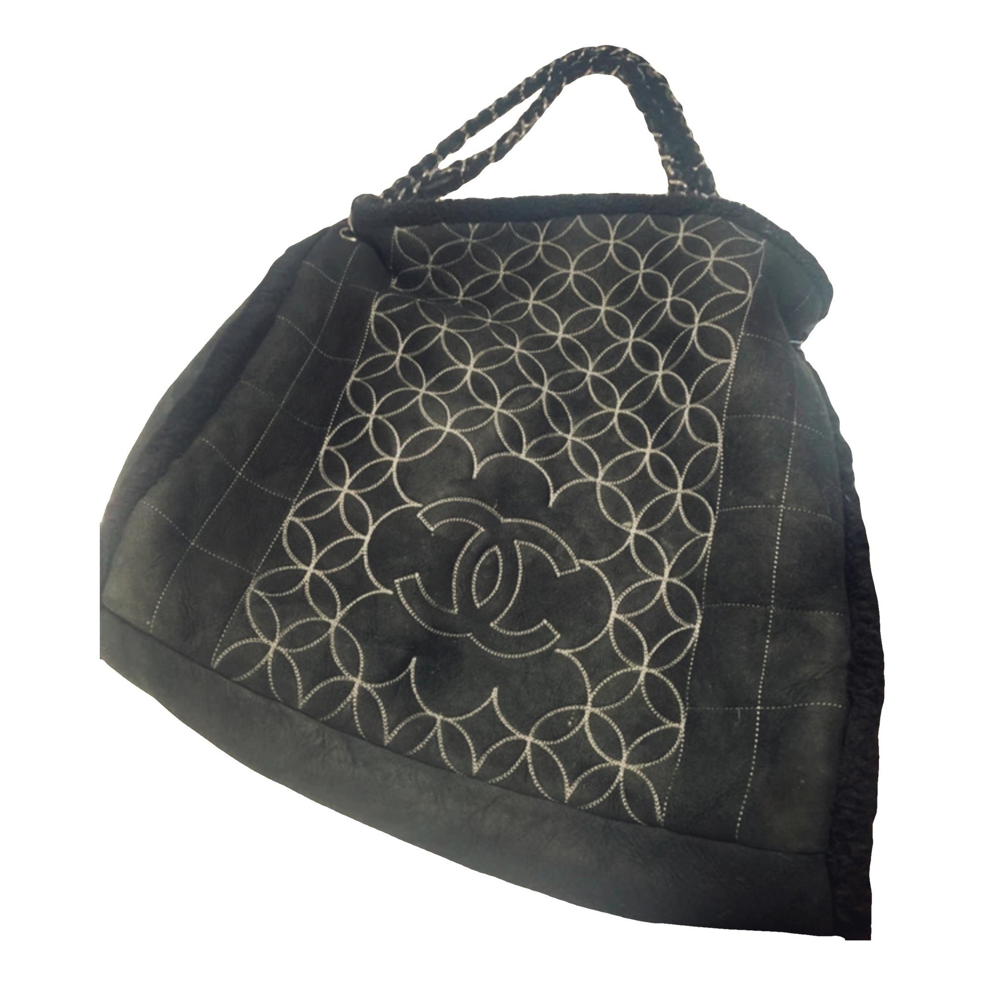 Leather tote
