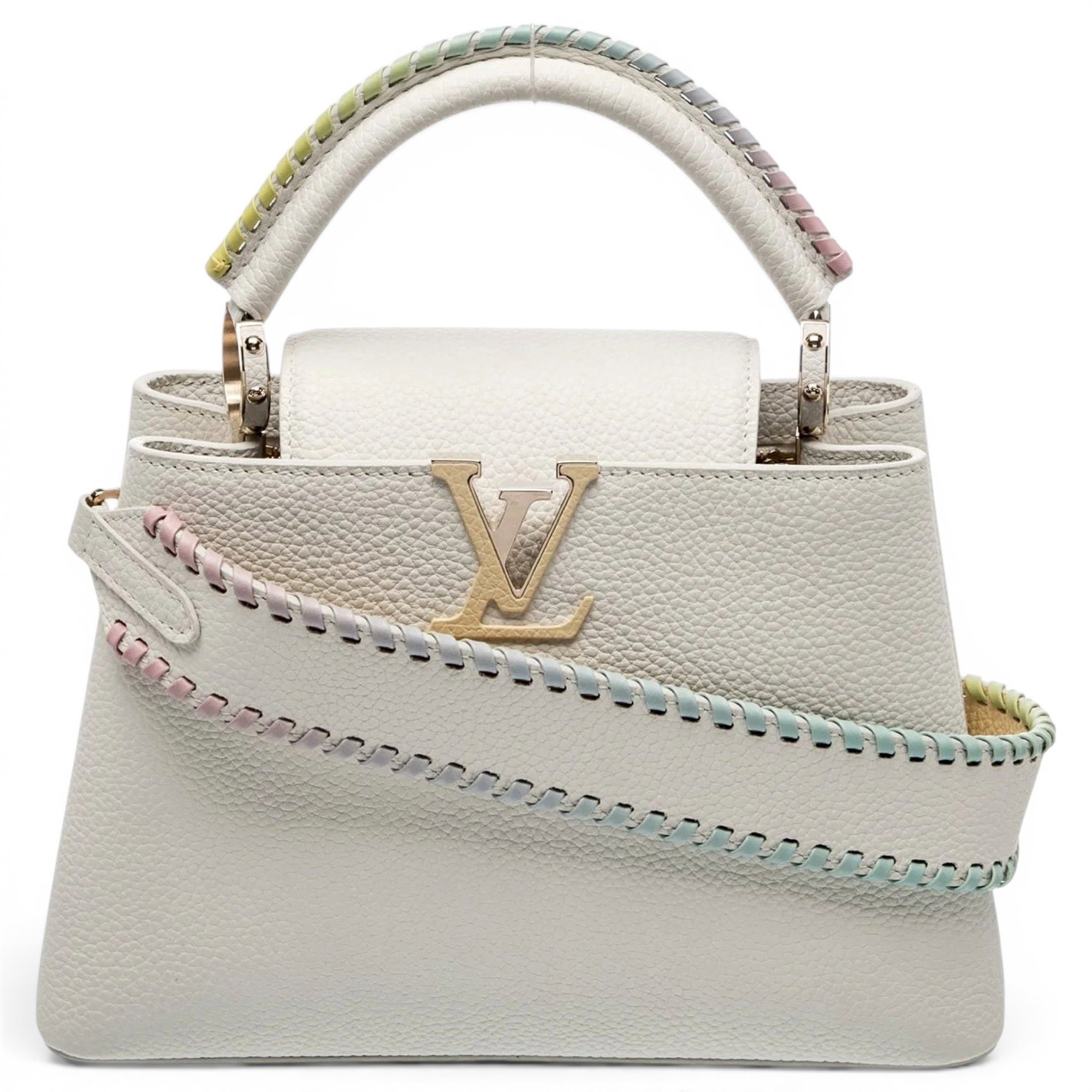 Capucines leather handbag