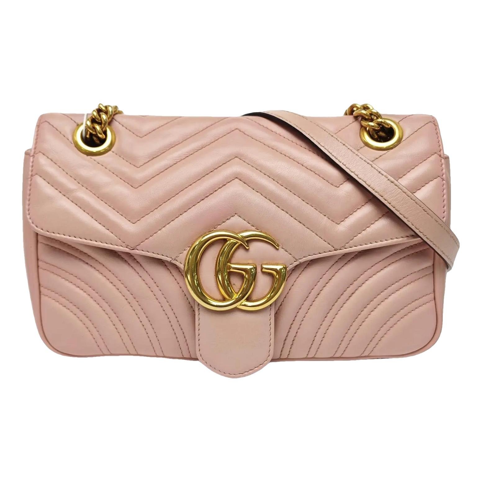 GG Marmont Chain leather crossbody bag