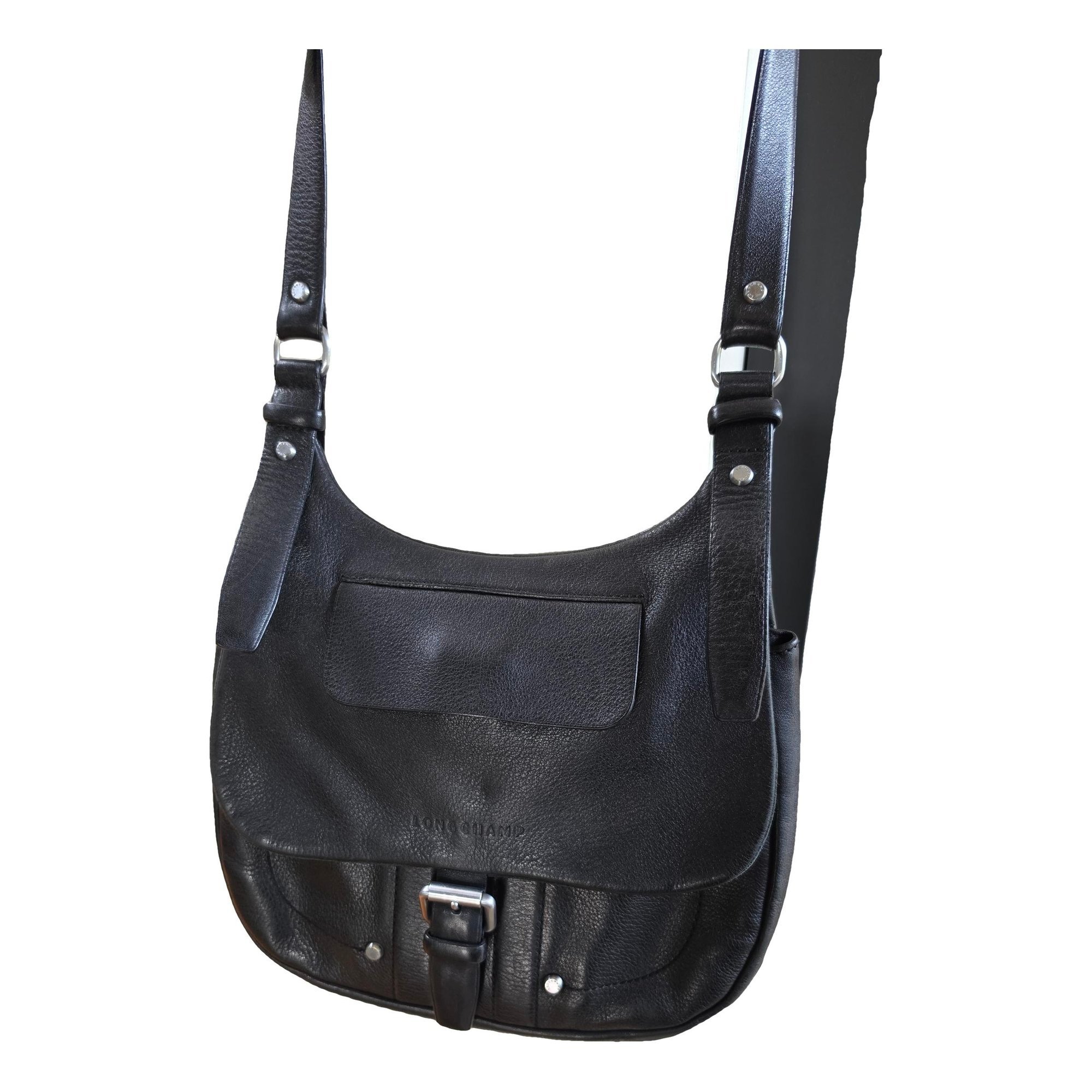 Balzane leather crossbody bag
