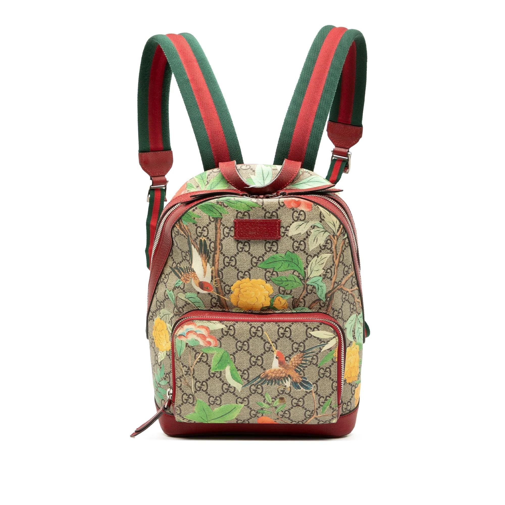 Leather backpack