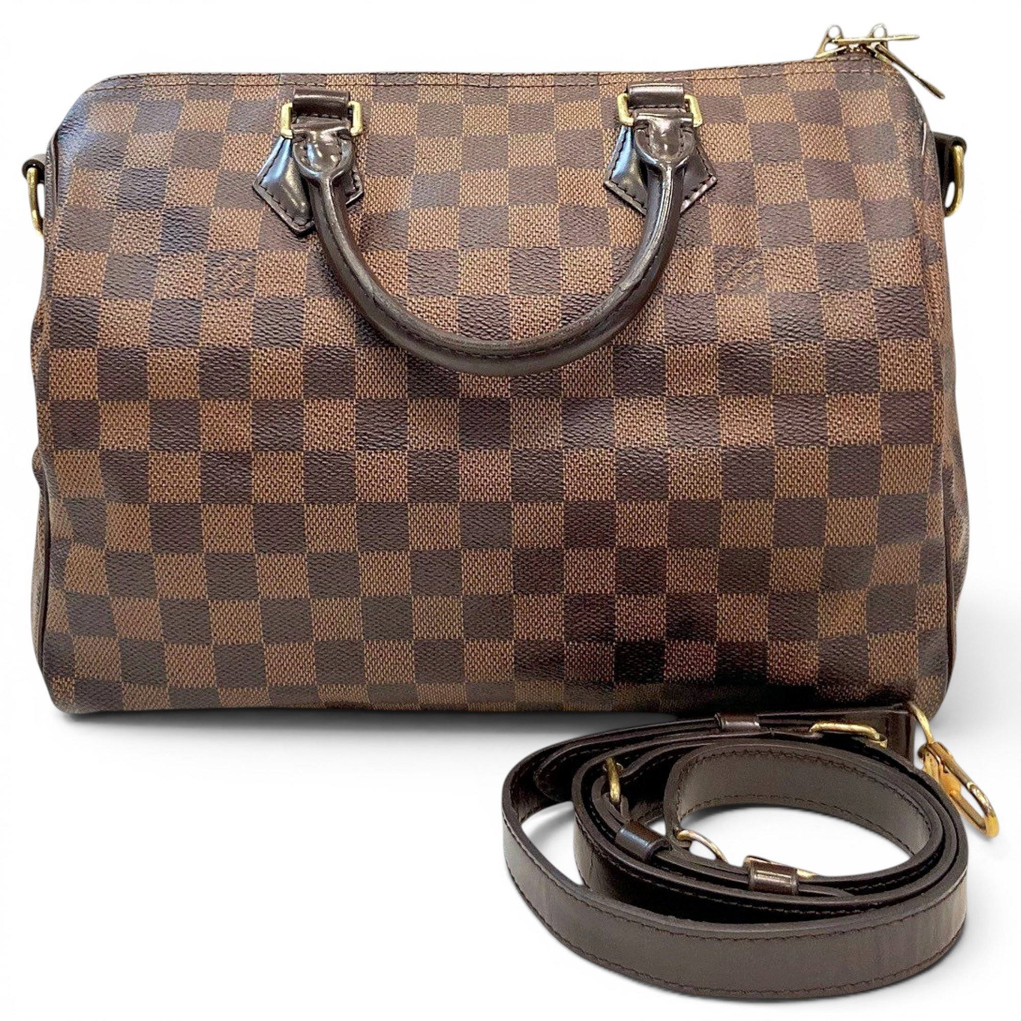 Speedy leather handbag