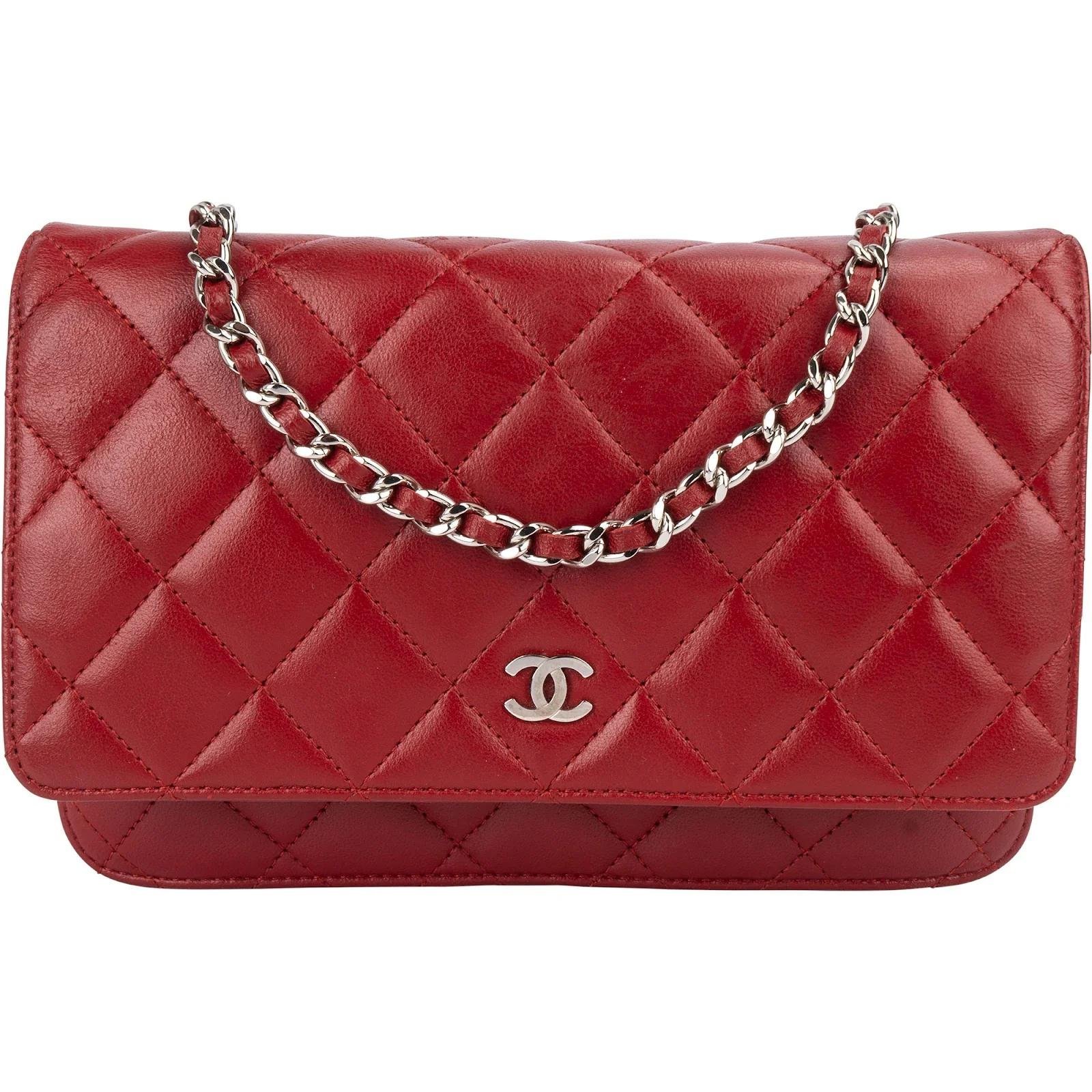 Wallet On Chain Timeless/Classique leather crossbody bag