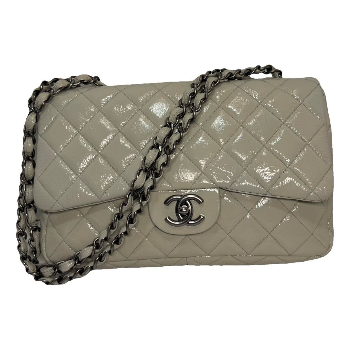 Trendy CC Flap leather handbag