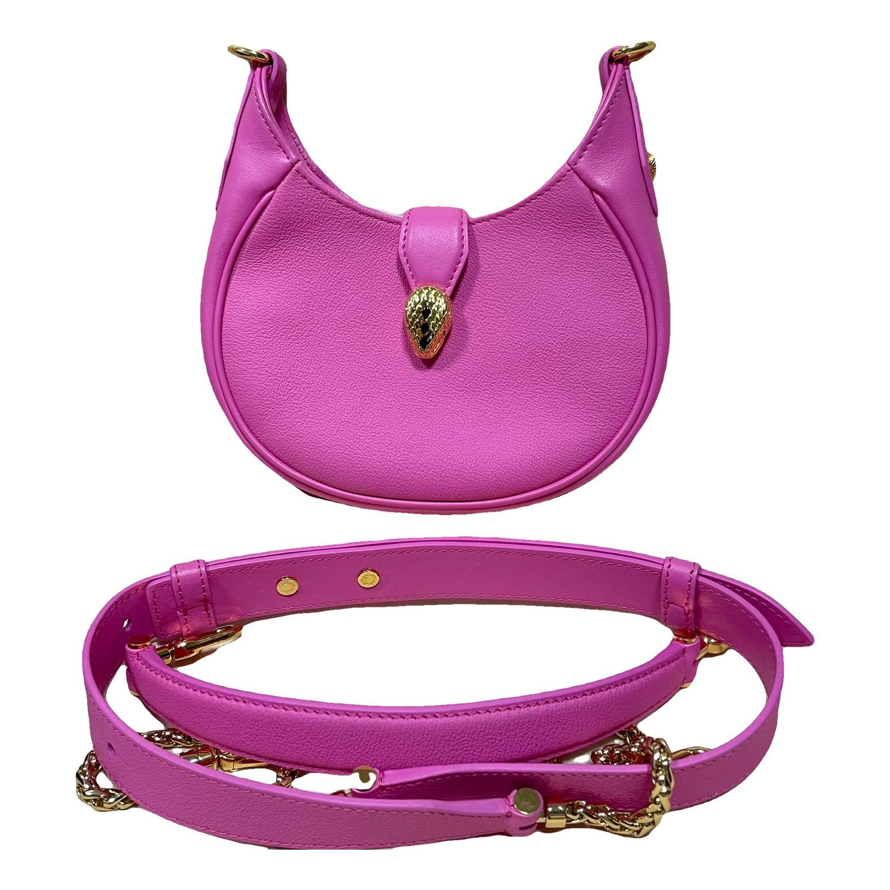 Bvlgari Serpenti leather handbag