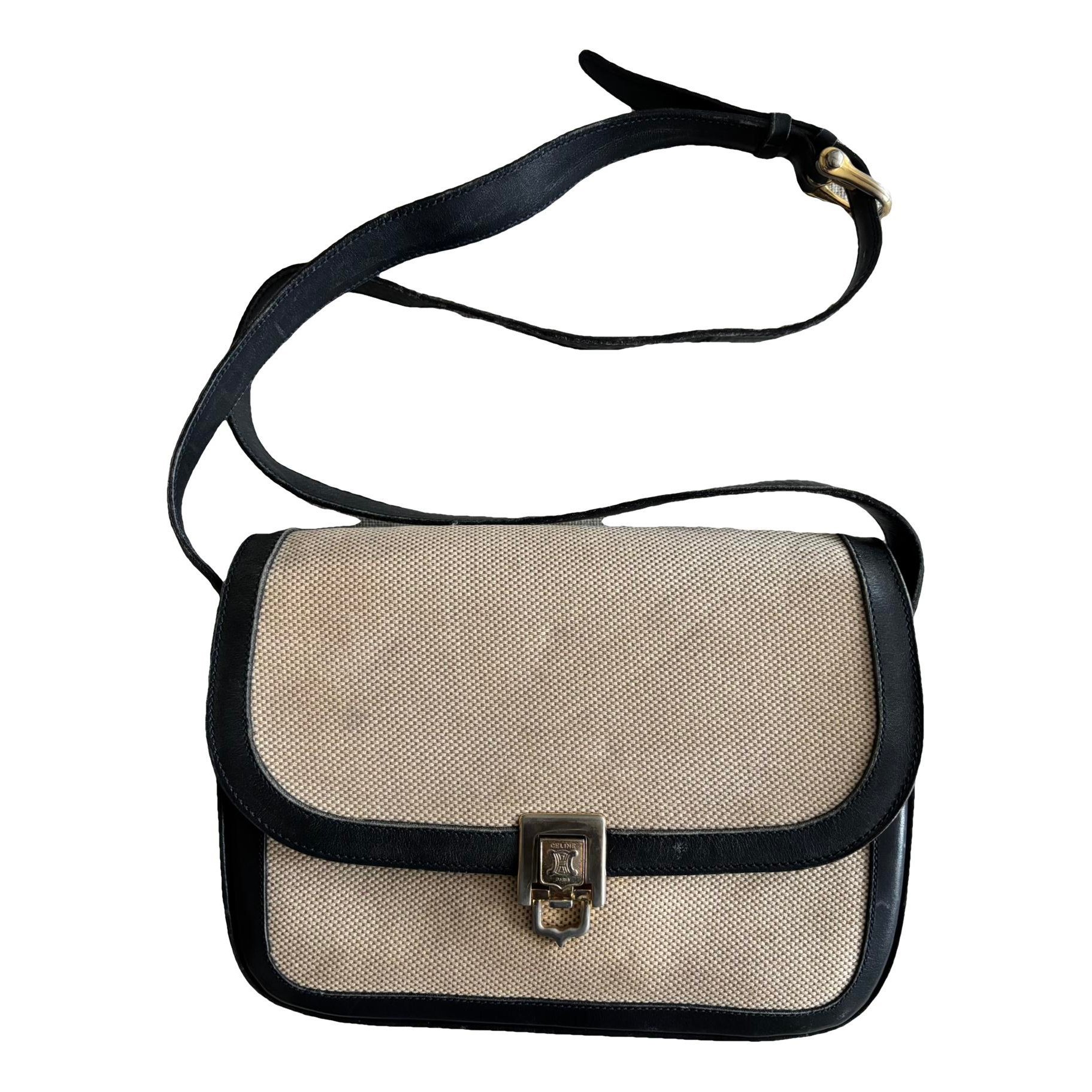 Triomphe leather handbag