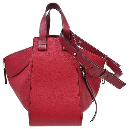 Hammock leather handbag