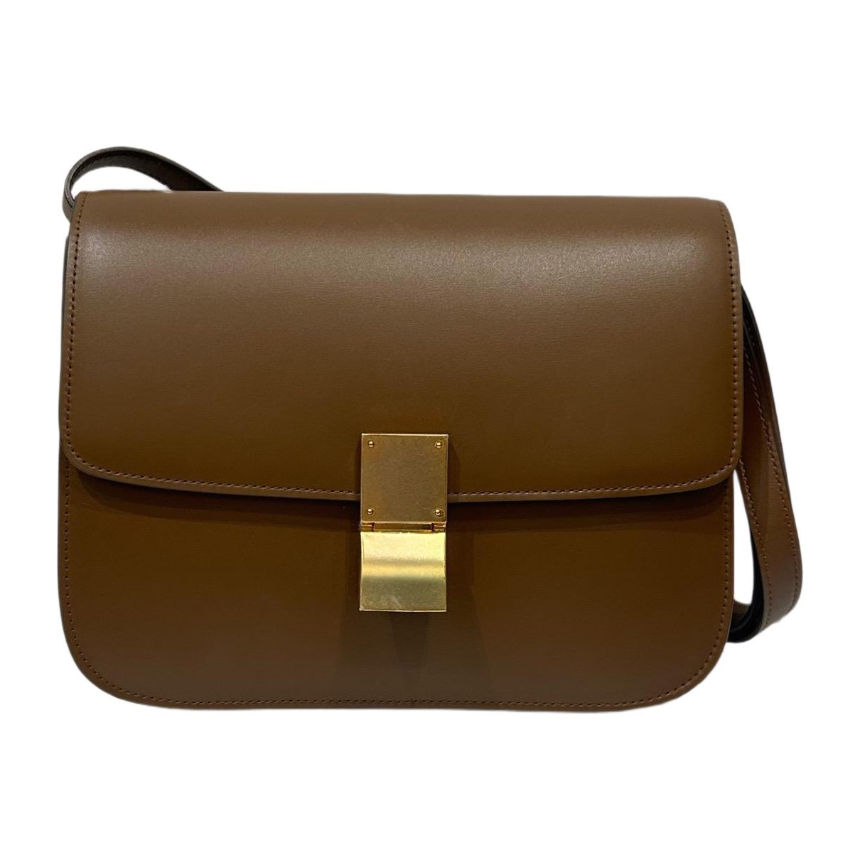Classic leather crossbody bag