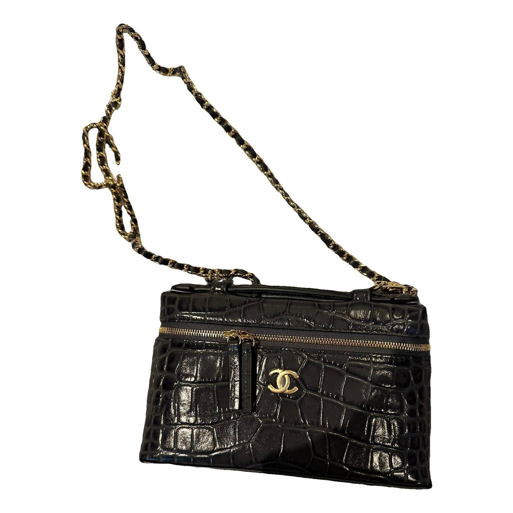 Patent leather mini bag