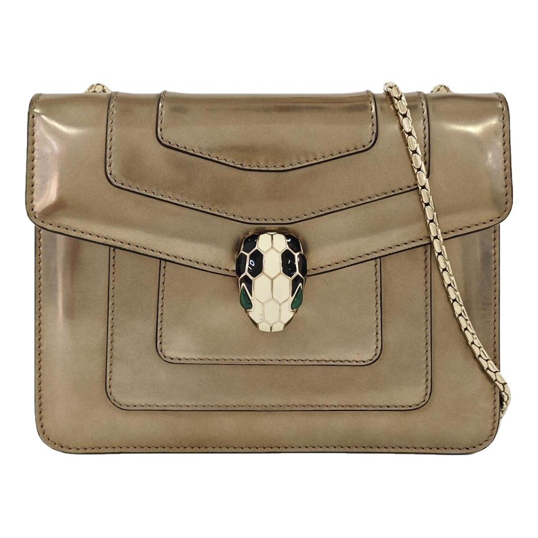 Bvlgari Serpenti leather crossbody bag