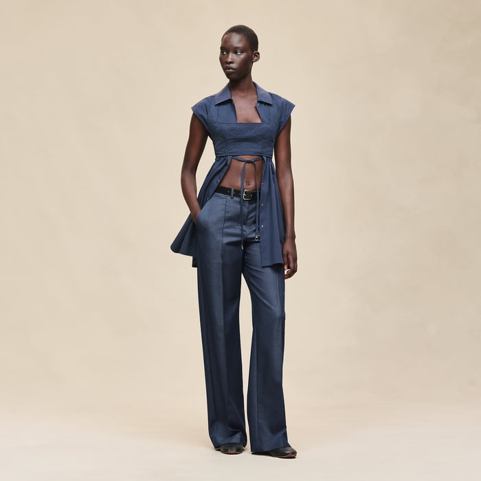 Bleu Mosaïque Pants