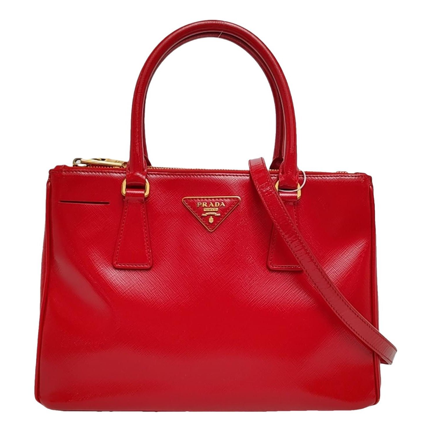 Galleria patent leather handbag