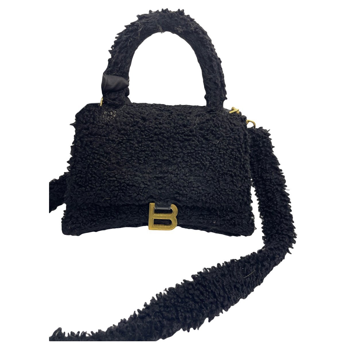 Hourglass cloth handbag