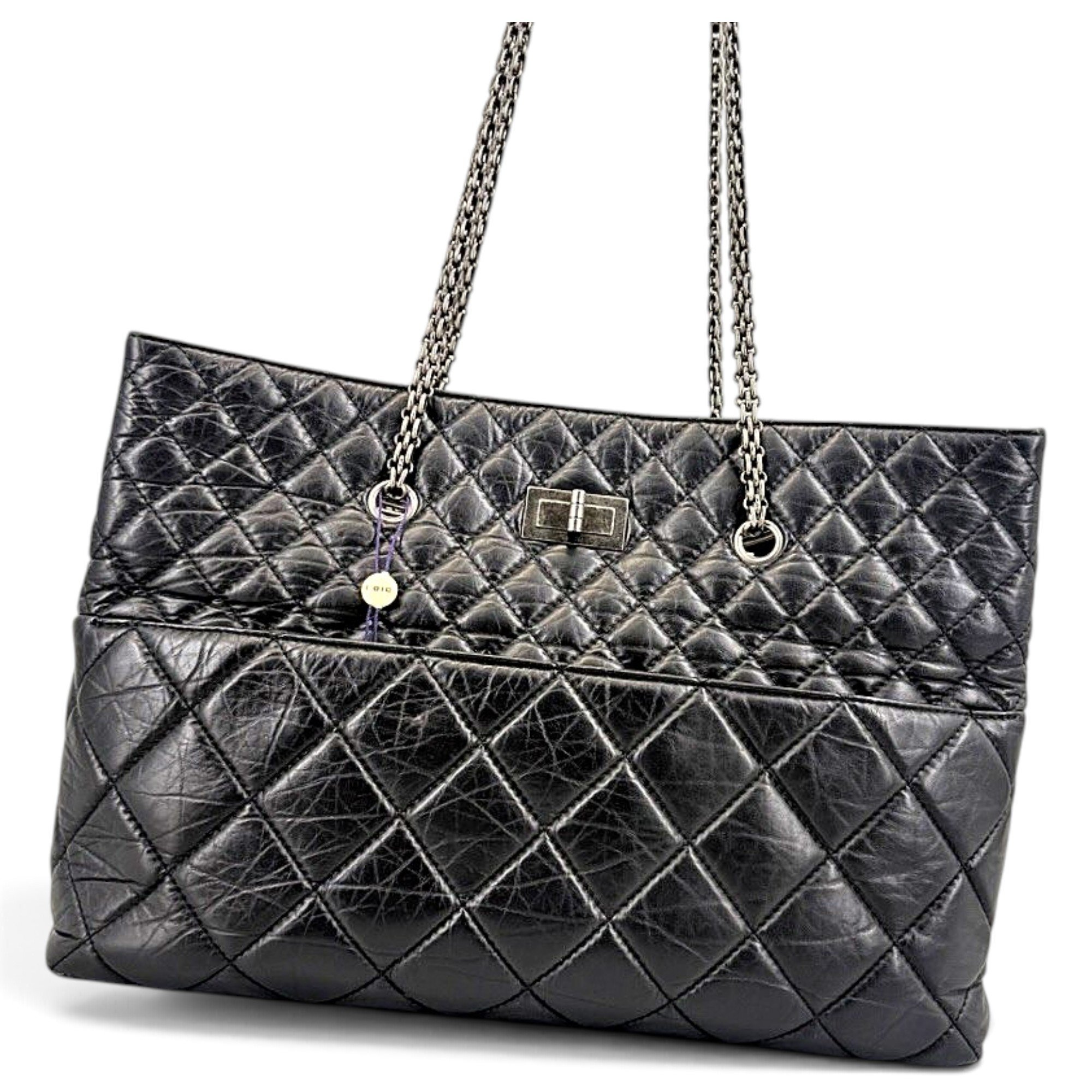 Leather tote