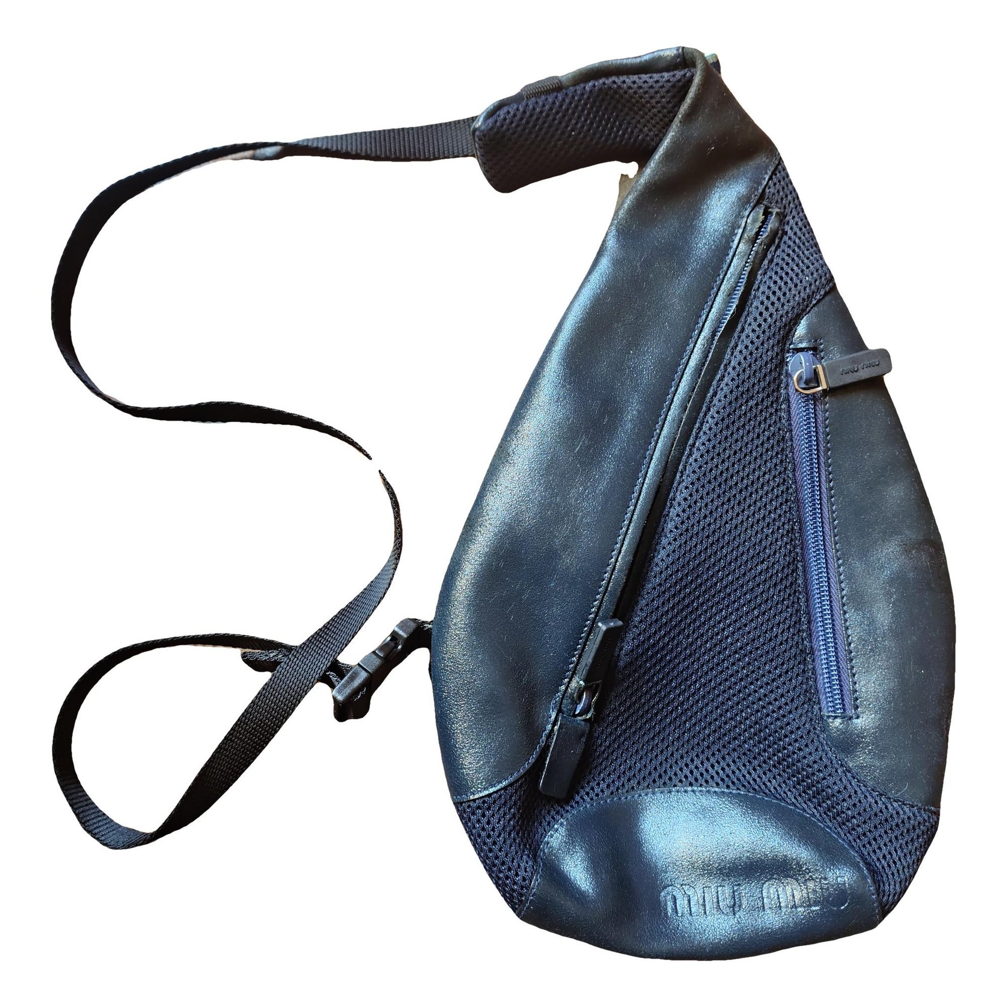 Leather backpack