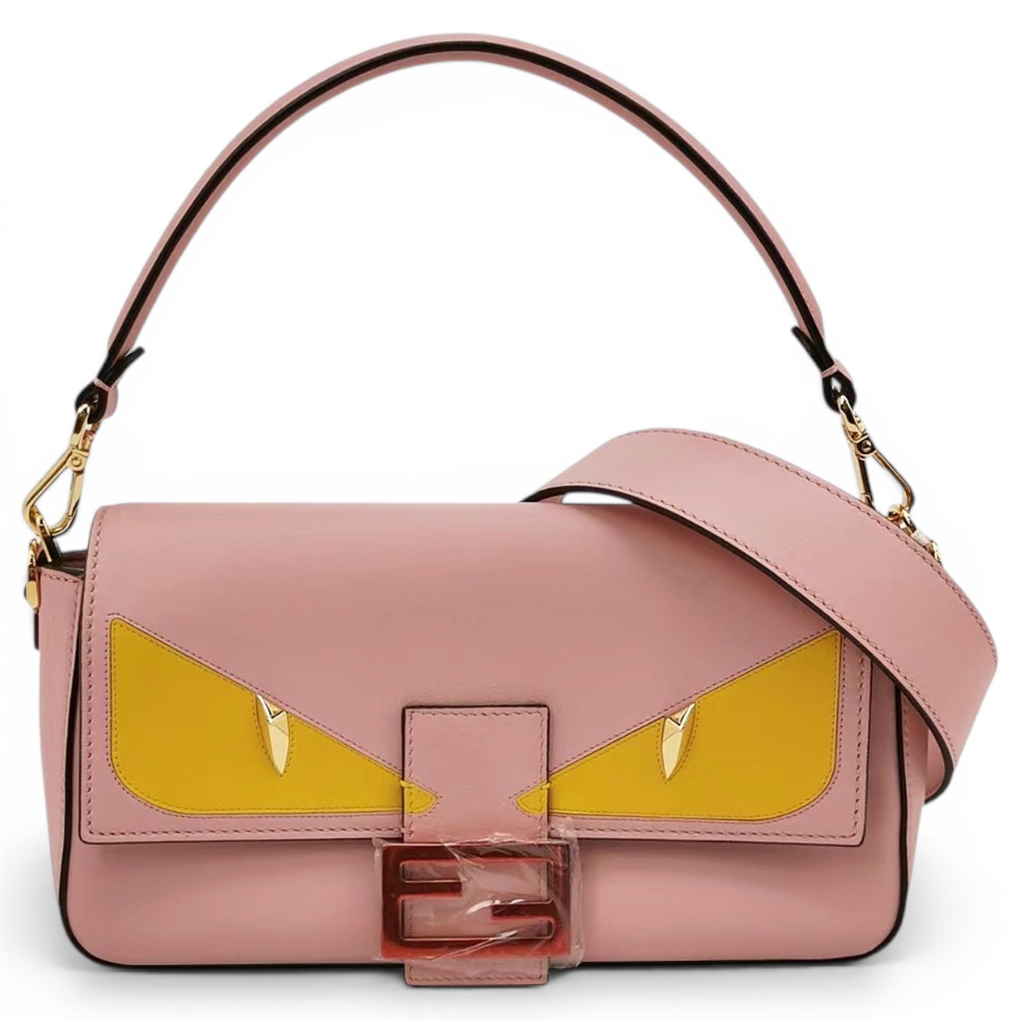 Baguette leather handbag