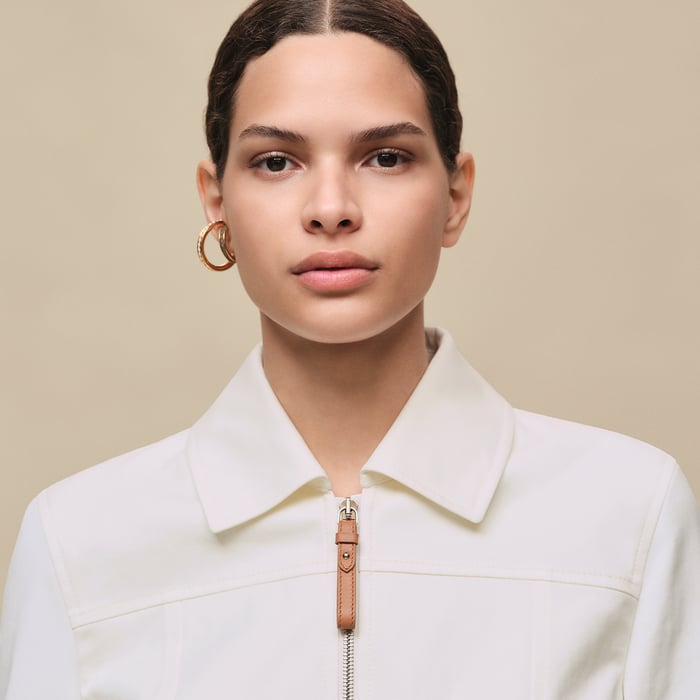 Blanc Naturel Double Cotton Twill Jacket
