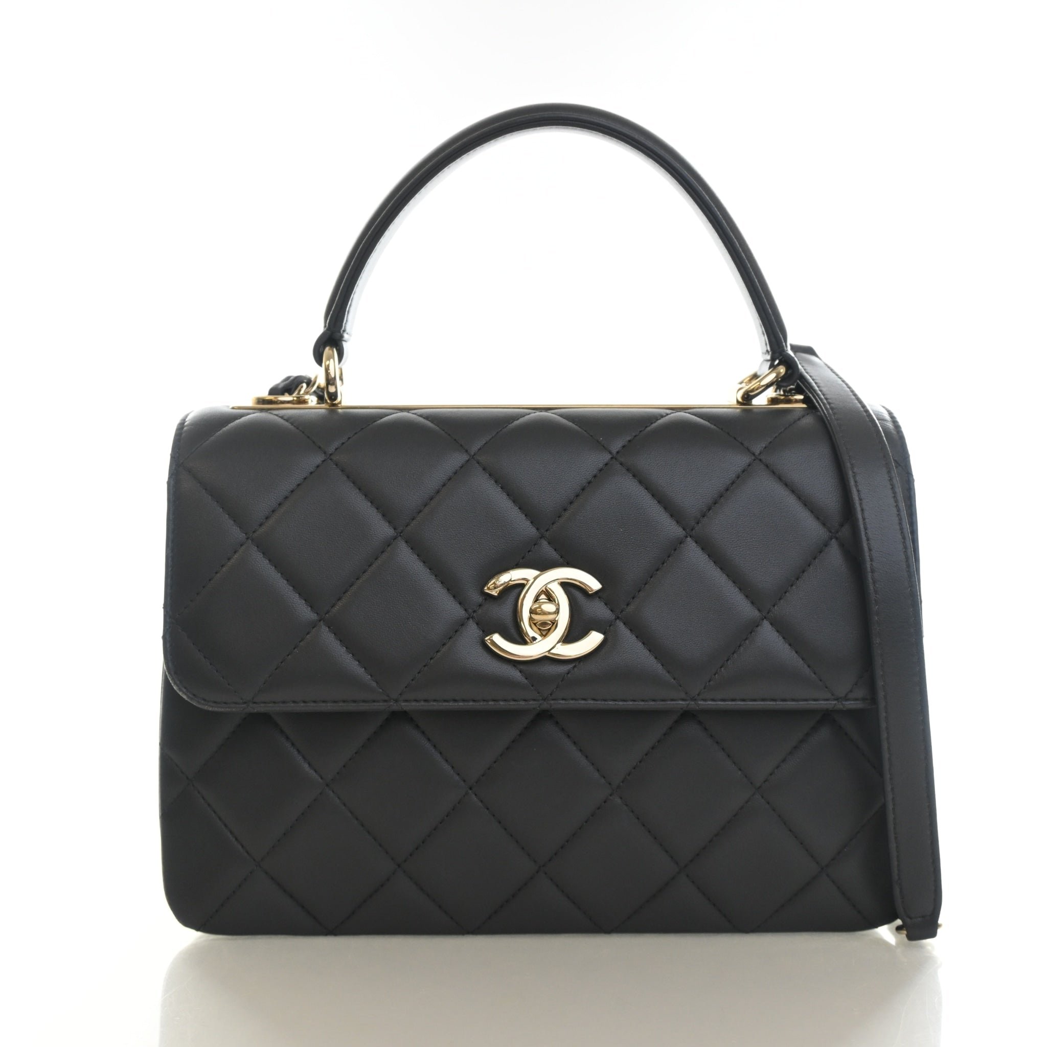 Chanel Small Lambskin Trendy CC Top Handle Bag
