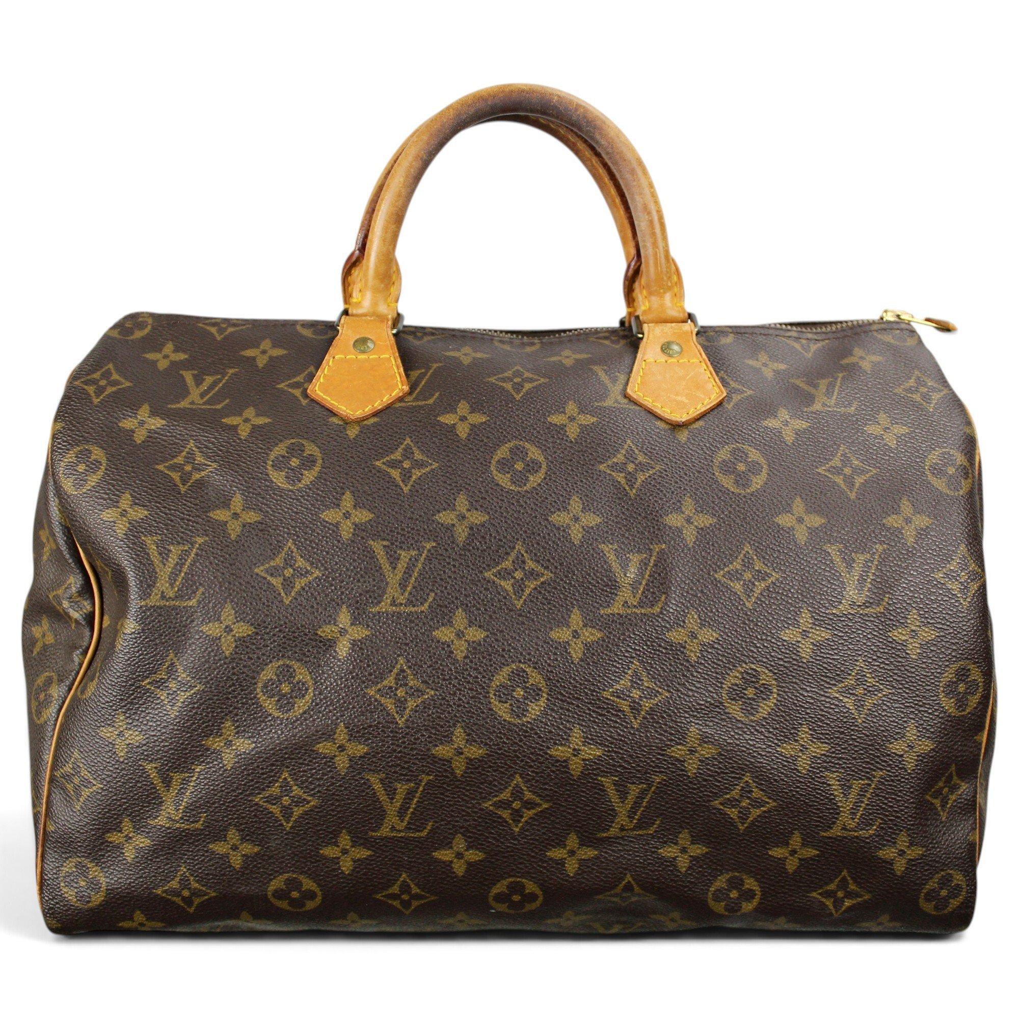 Speedy leather handbag