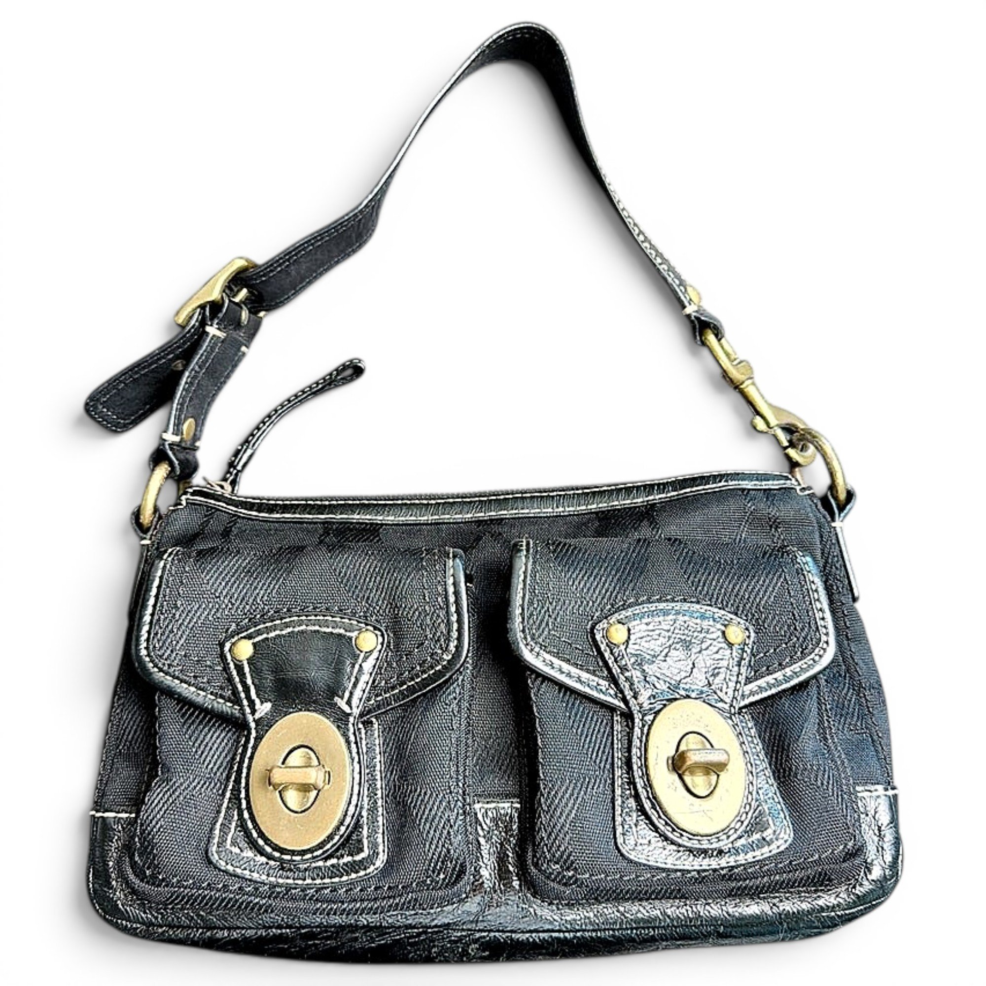 Signature Sufflette leather handbag