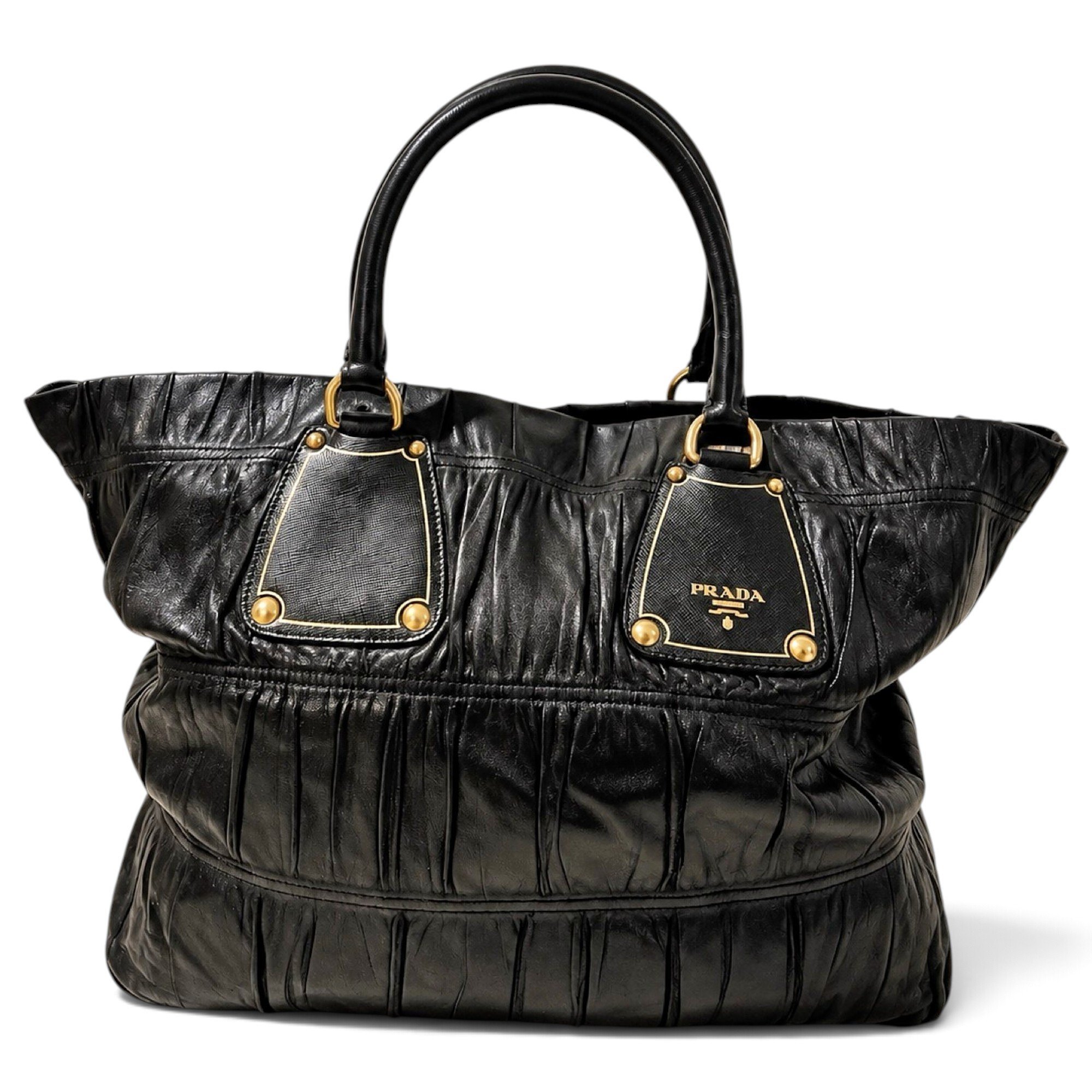 Leather tote