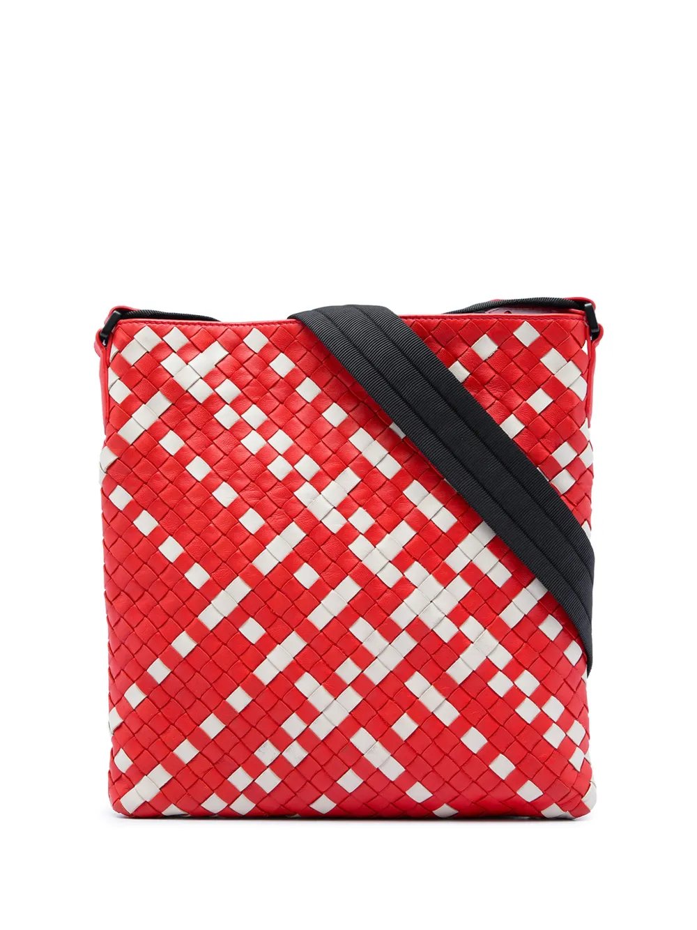 2012-2026 Bicolor Nappa Intrecciato crossbody bag