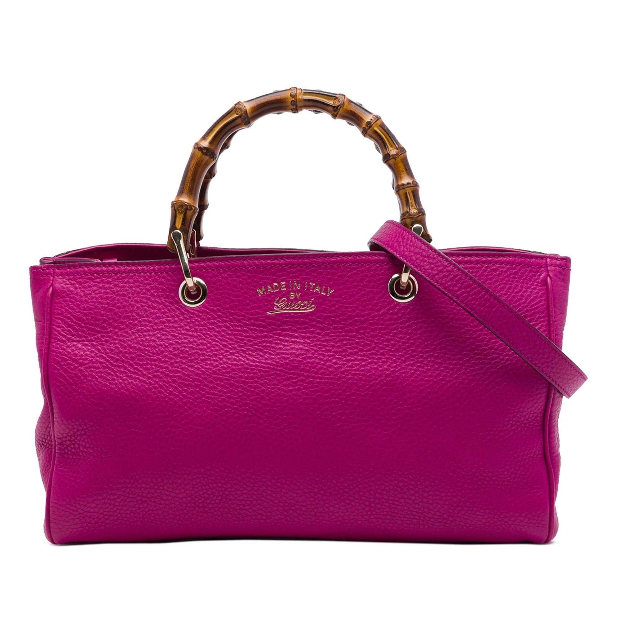 Bamboo Shopper pony-style calfskin handbag
