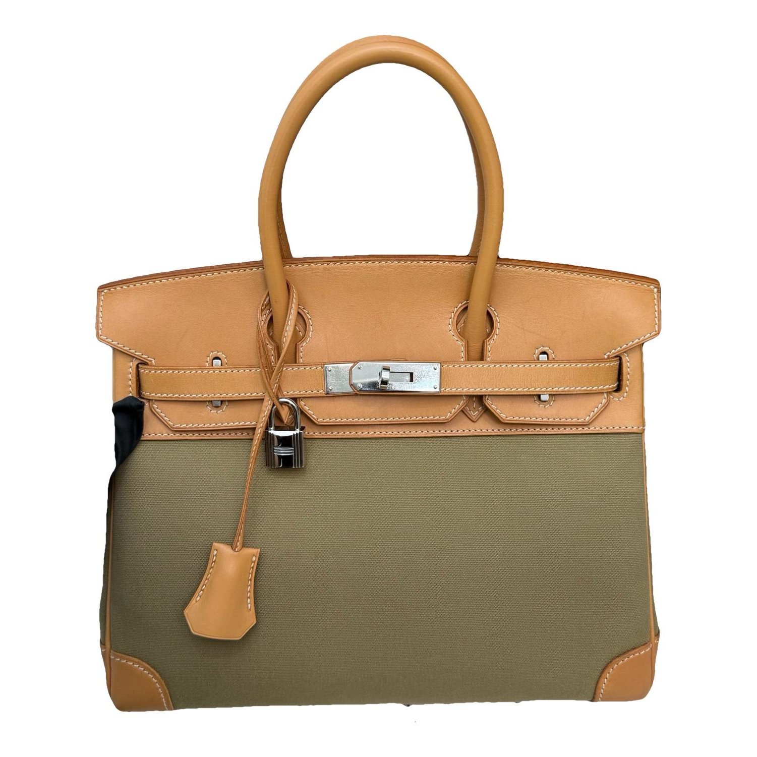 Birkin 30 leather handbag