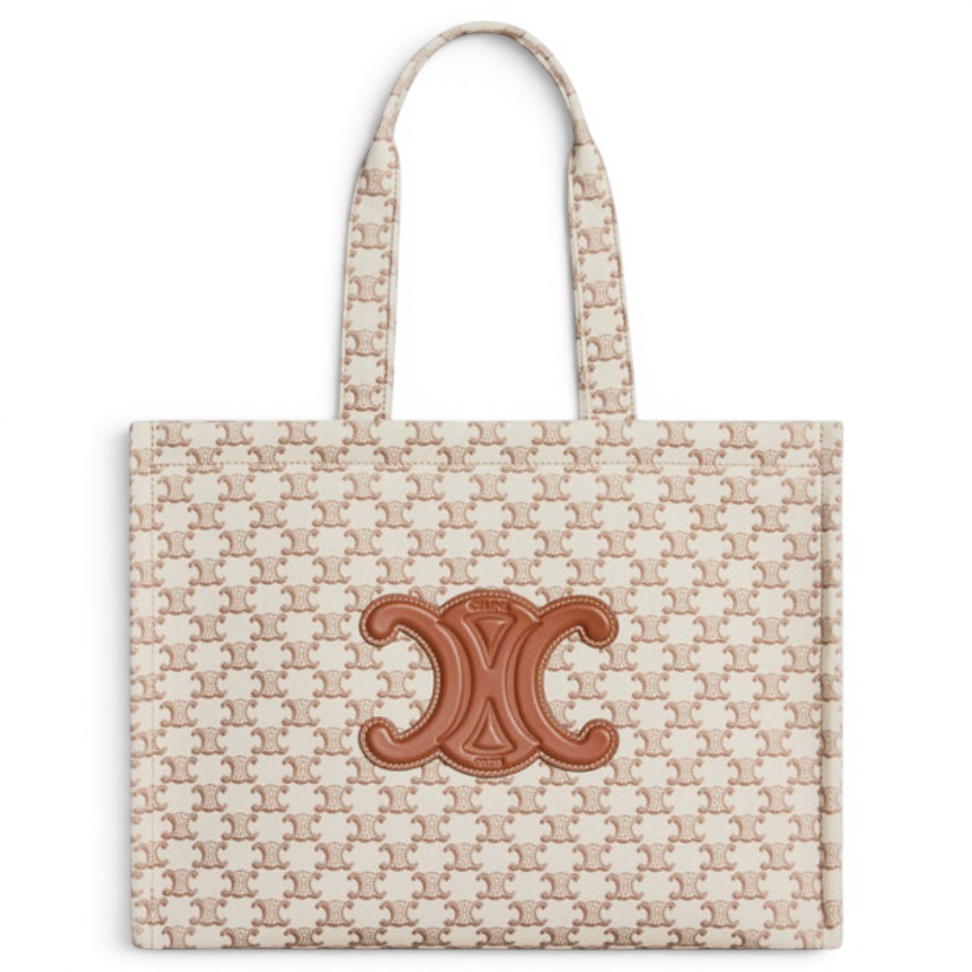 Cabas leather tote