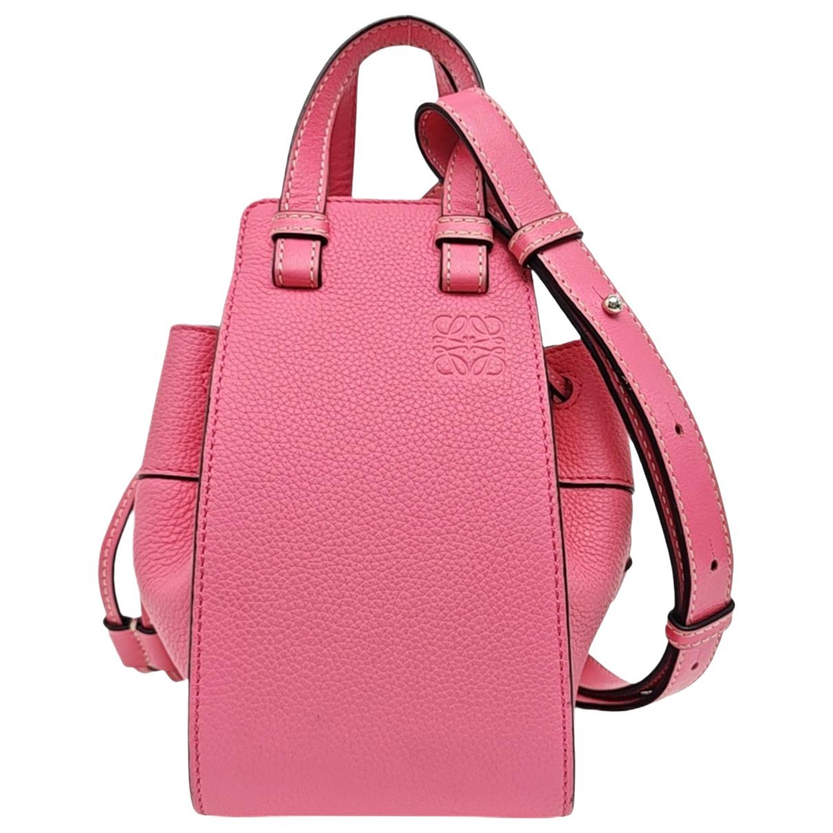 Hammock leather handbag
