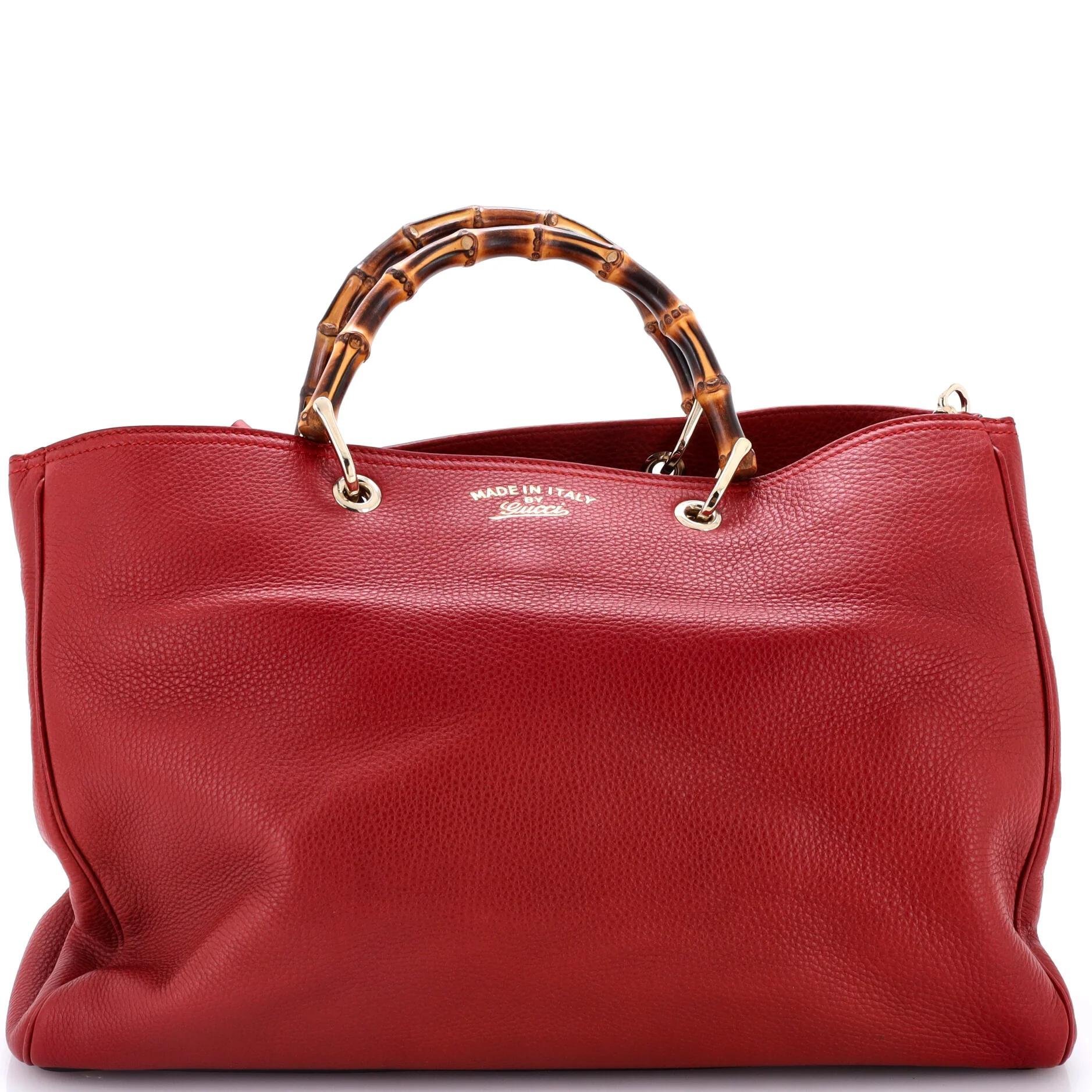 Leather tote