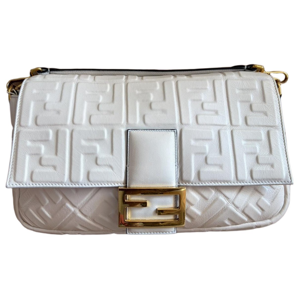 Baguette leather handbag