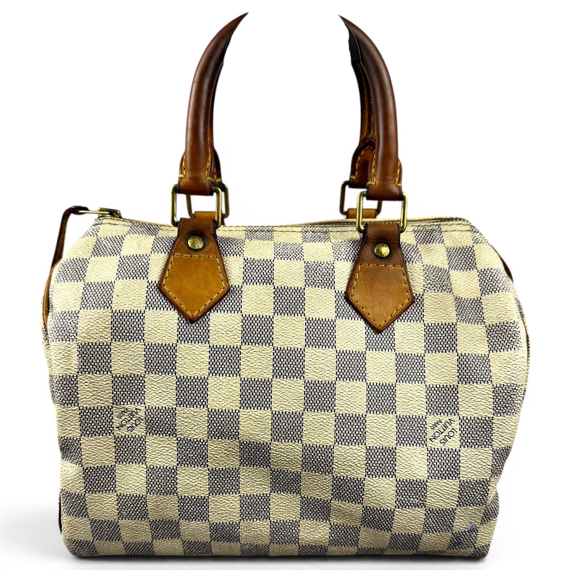 Speedy leather handbag