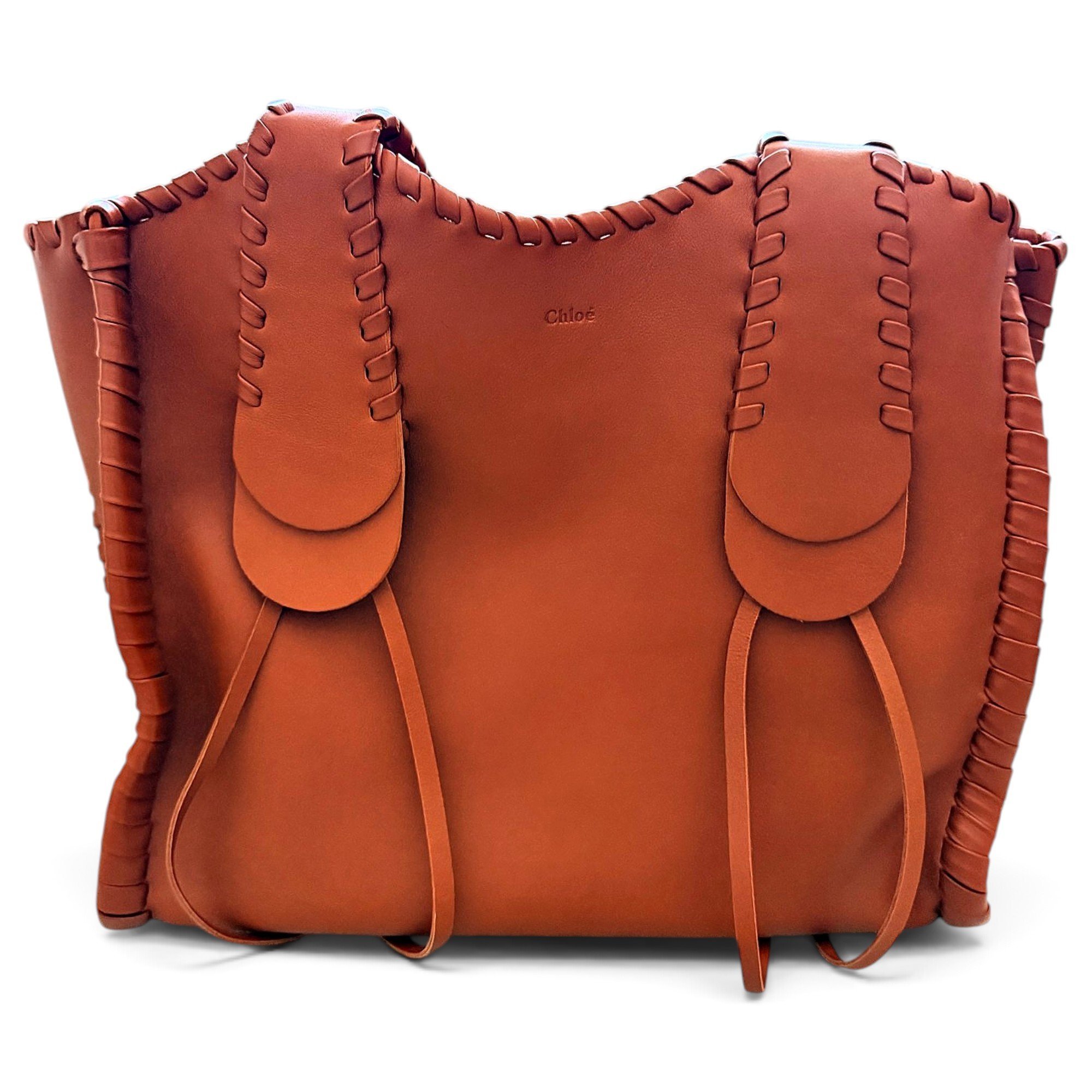 Marcie leather tote